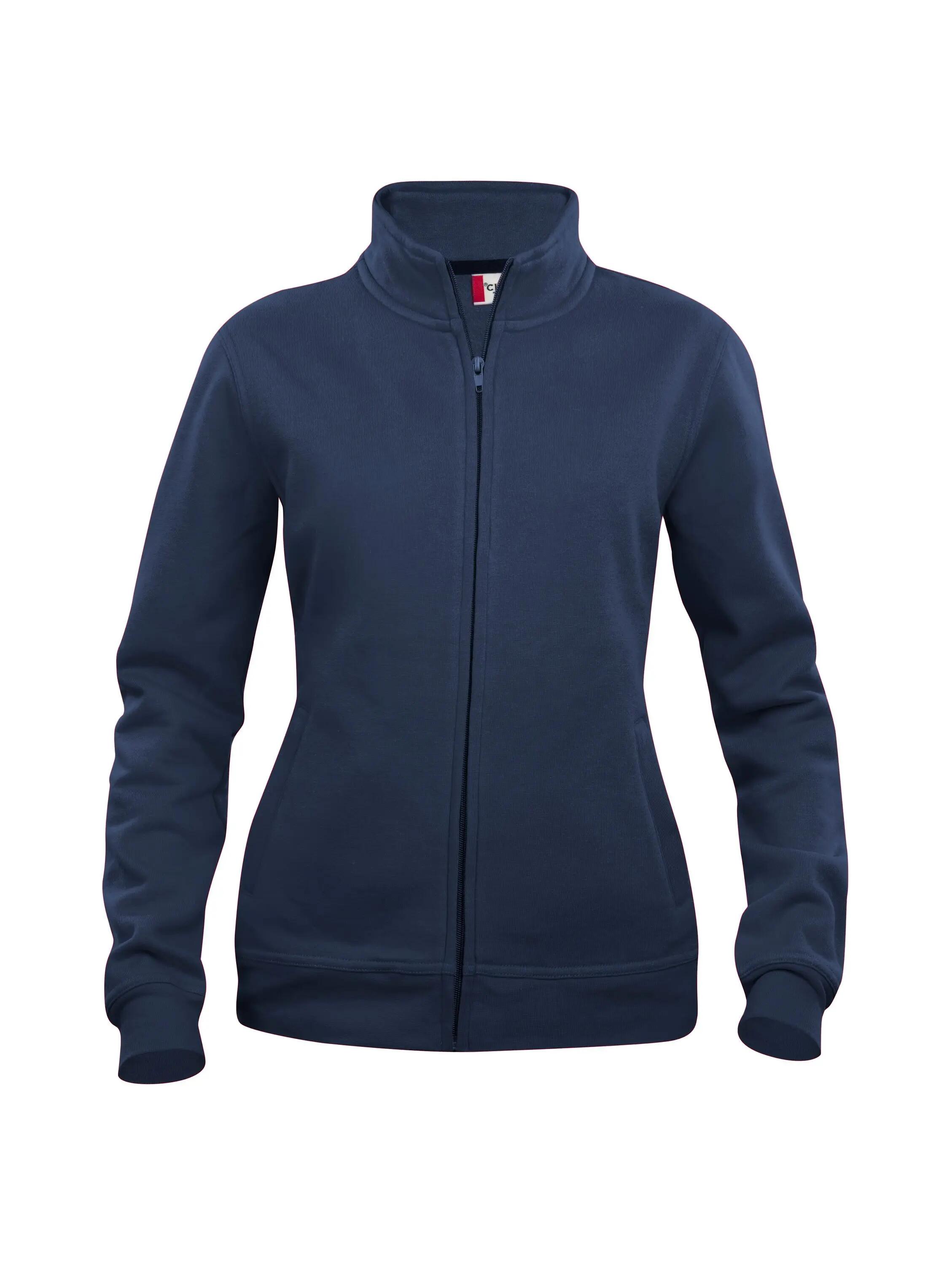 clique Cardigan básico mulher em felpa com fecho de correr tom sobre tom – 6/8
