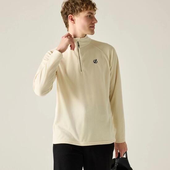 Pile da uomo FREETHINK Dare 2B grigio scuro colletto alto mezza zip
