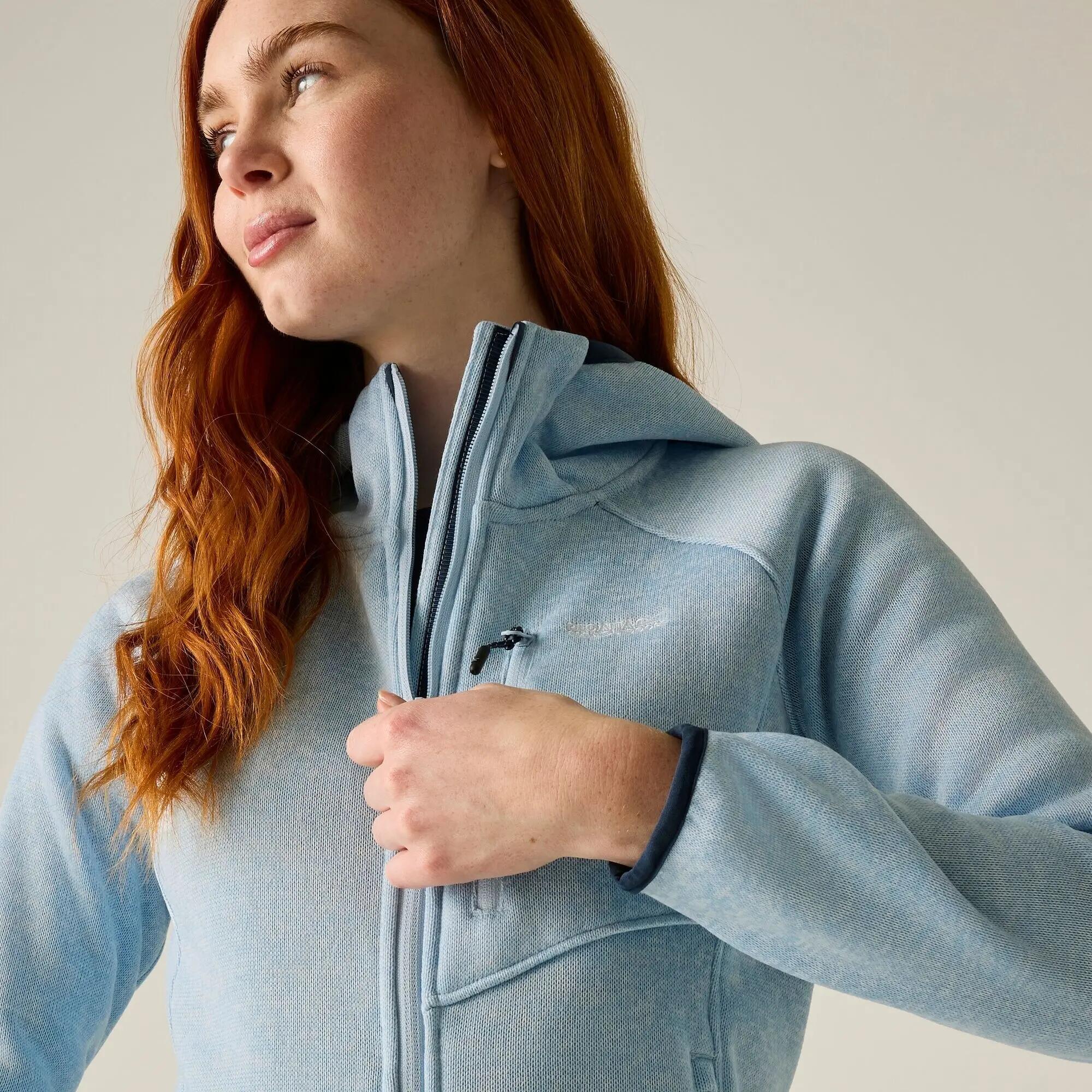 Veste Polaire Unie À Capuche NEWHILL Femme (Bleu Ciel) 7/7