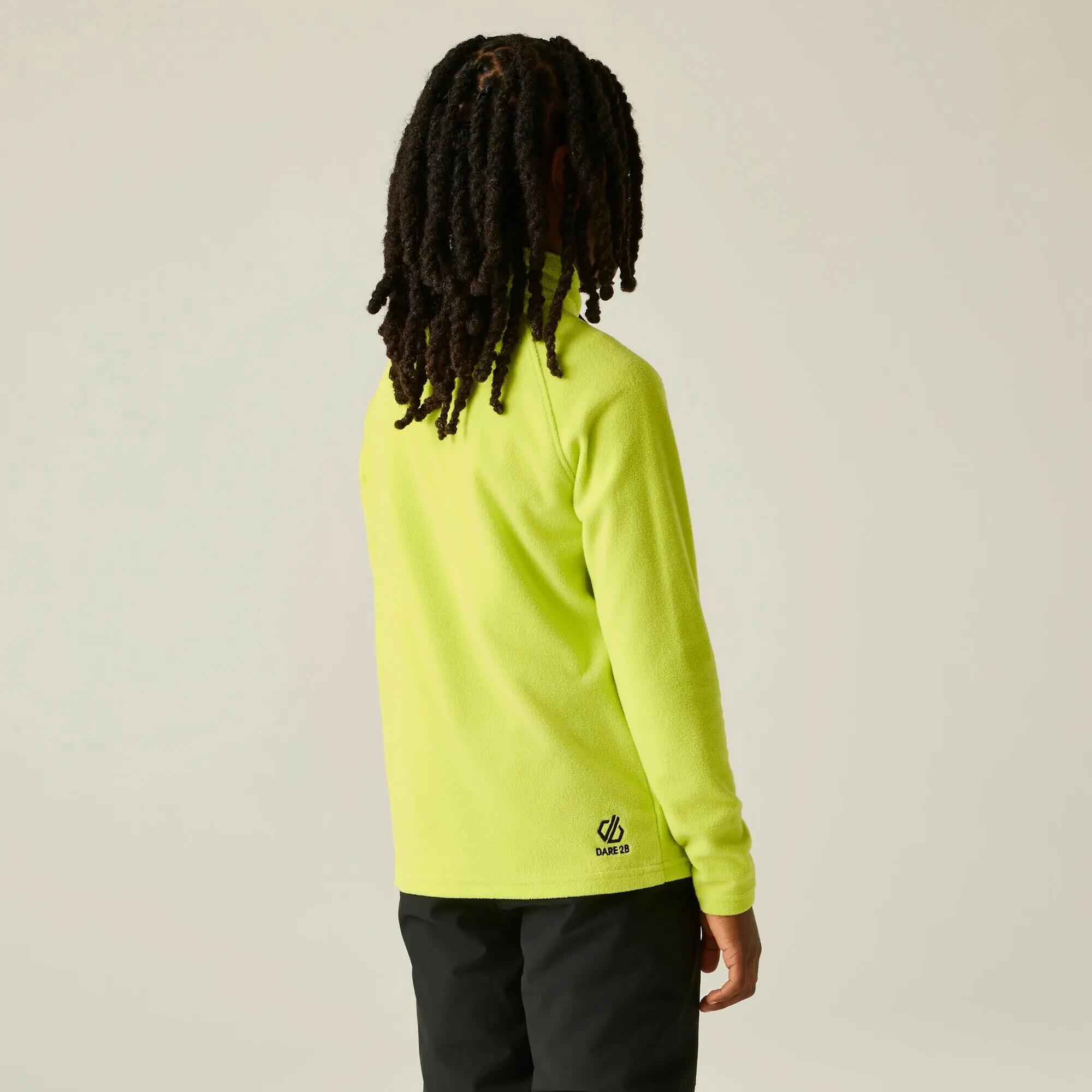 Haut Polaire À Col Montant Zippé FREEHAND Enfant (Jaune Fluo) 6/6