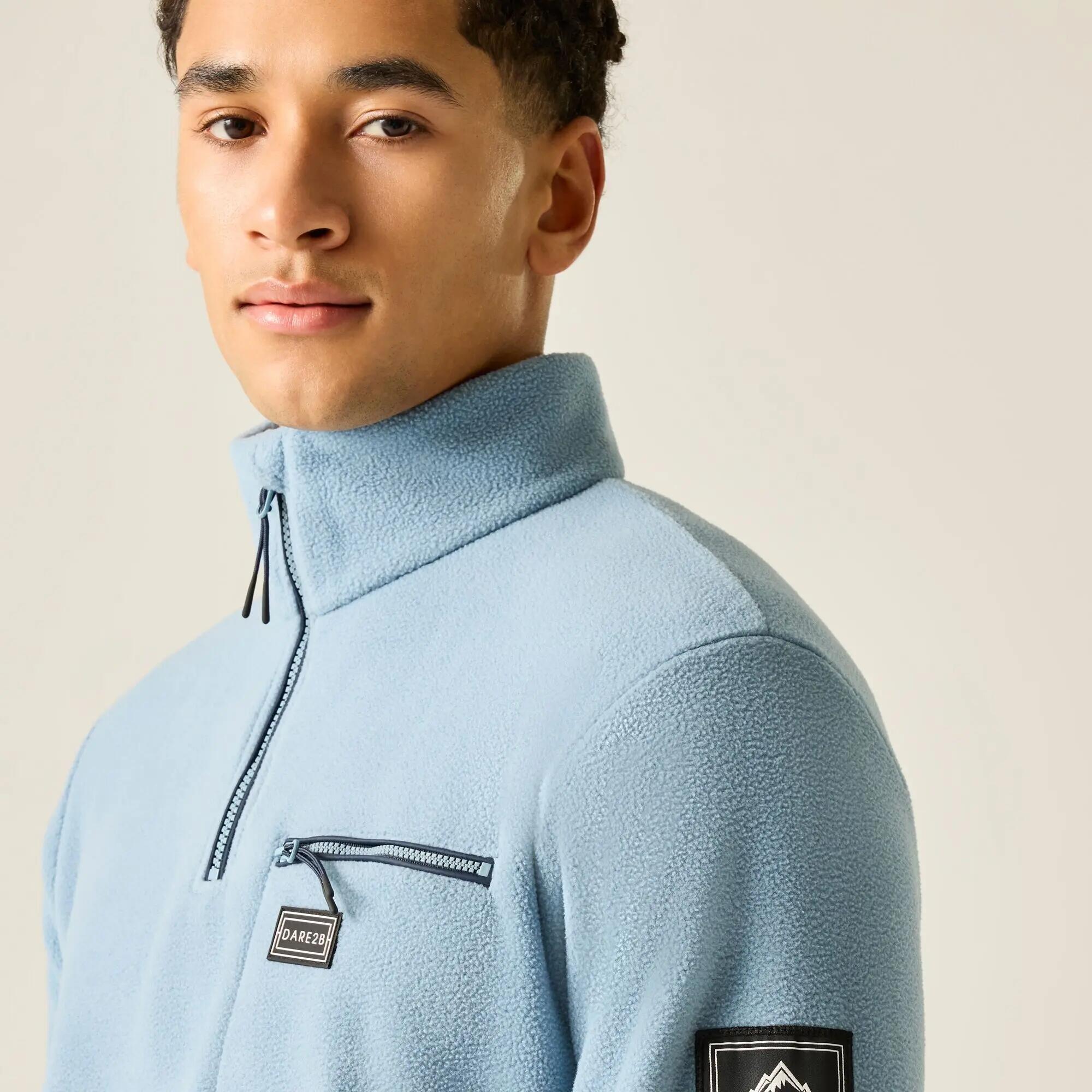 Haut Polaire À Col Montant Motif/style Montagne Et Uni AFFINITY Homme (Vieux 7/7