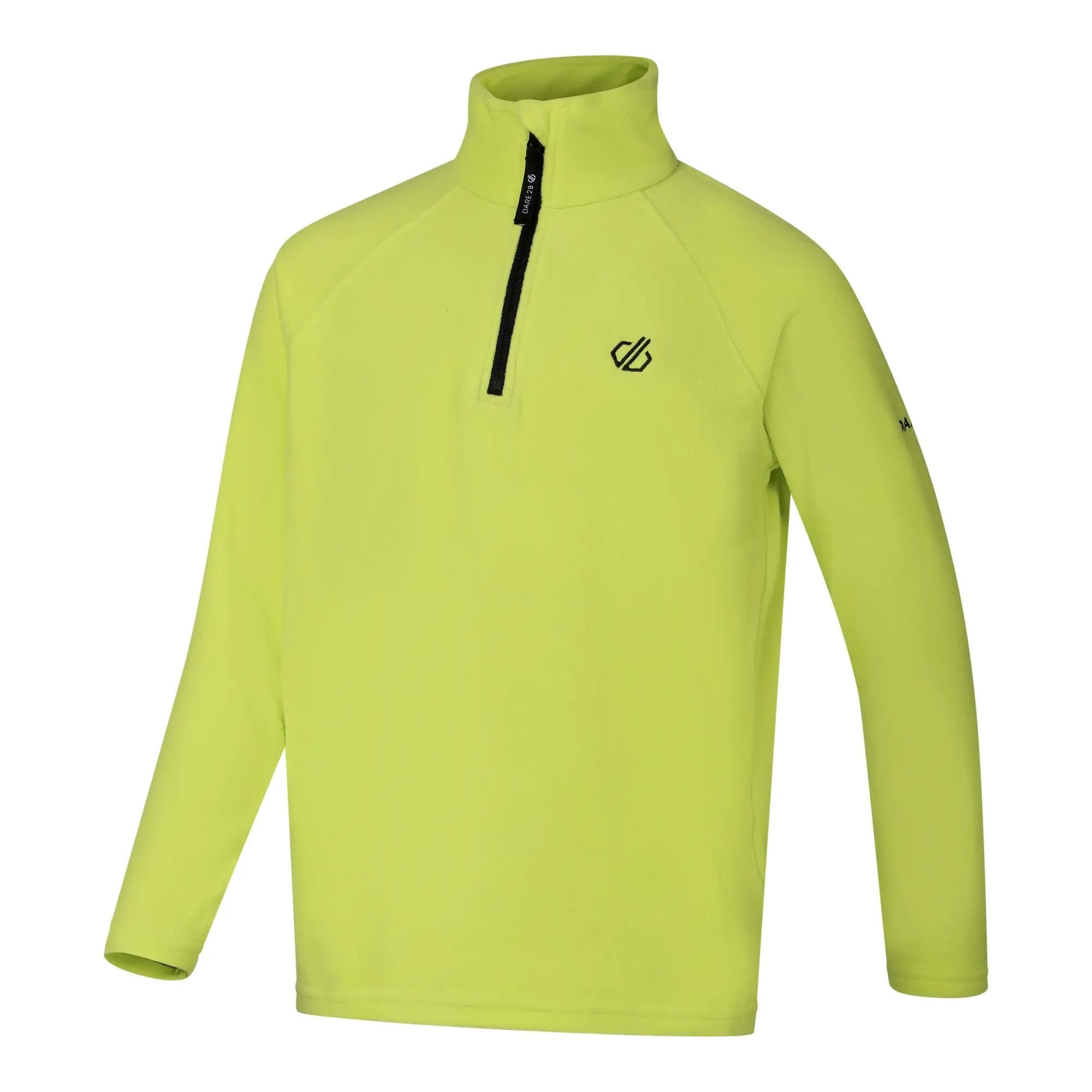 Haut Polaire À Col Montant Zippé FREEHAND Enfant (Jaune Fluo) 4/6