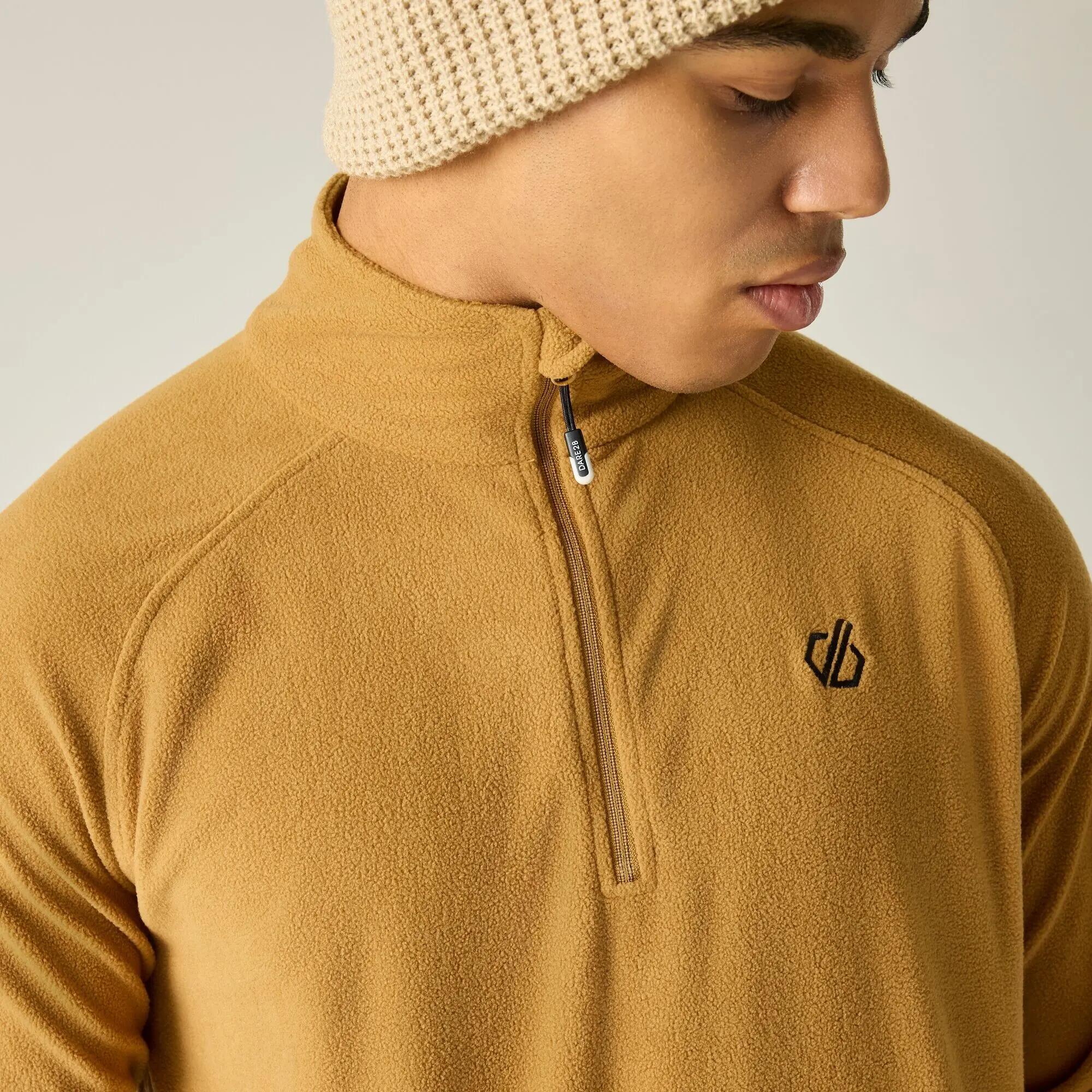 Heren Freethink II Fleece Top (Hout Bruin) 6/7