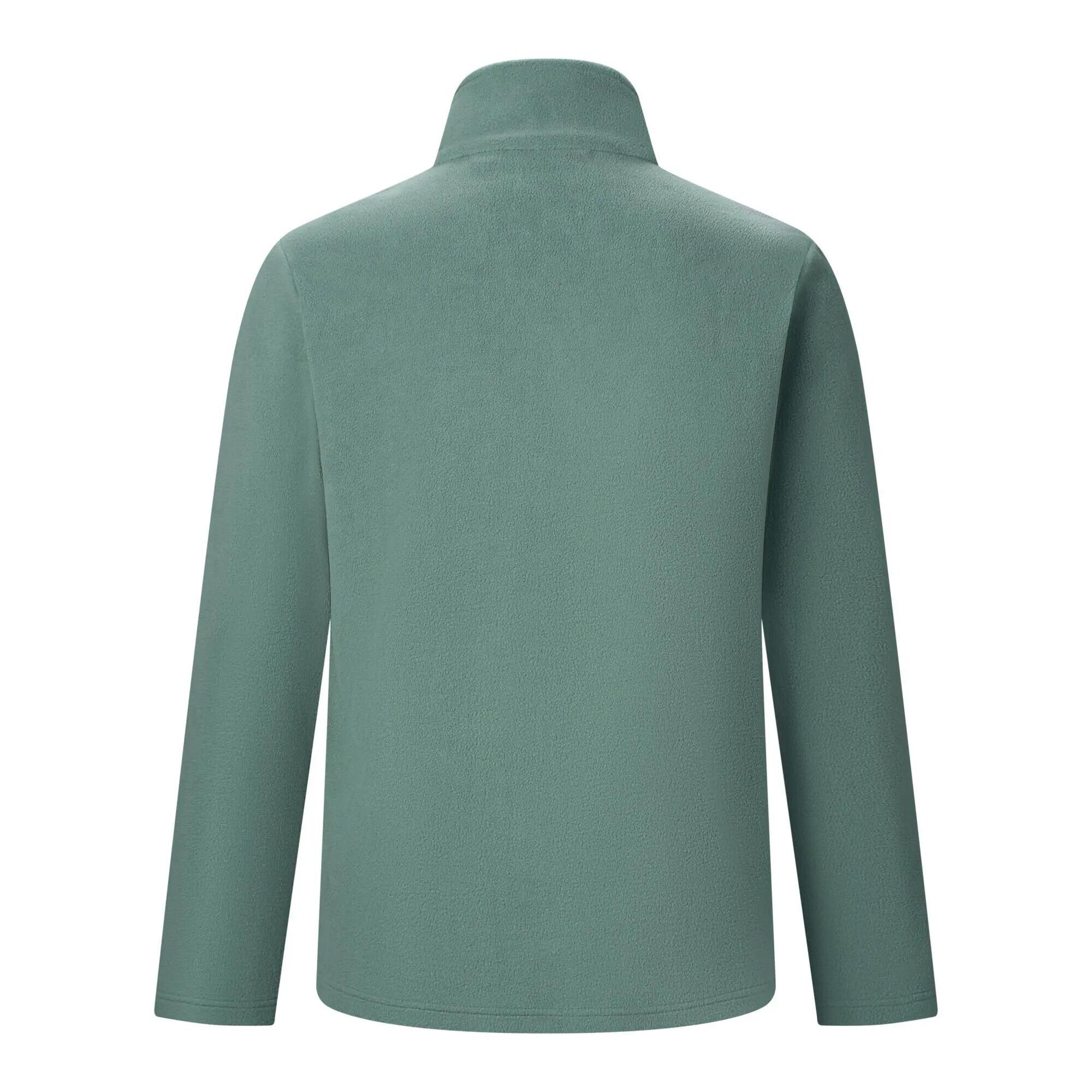 Geweldig voor Buiten Heren Thompson Half Zip Fleece Sweater (Donker bosgroen) 2/7