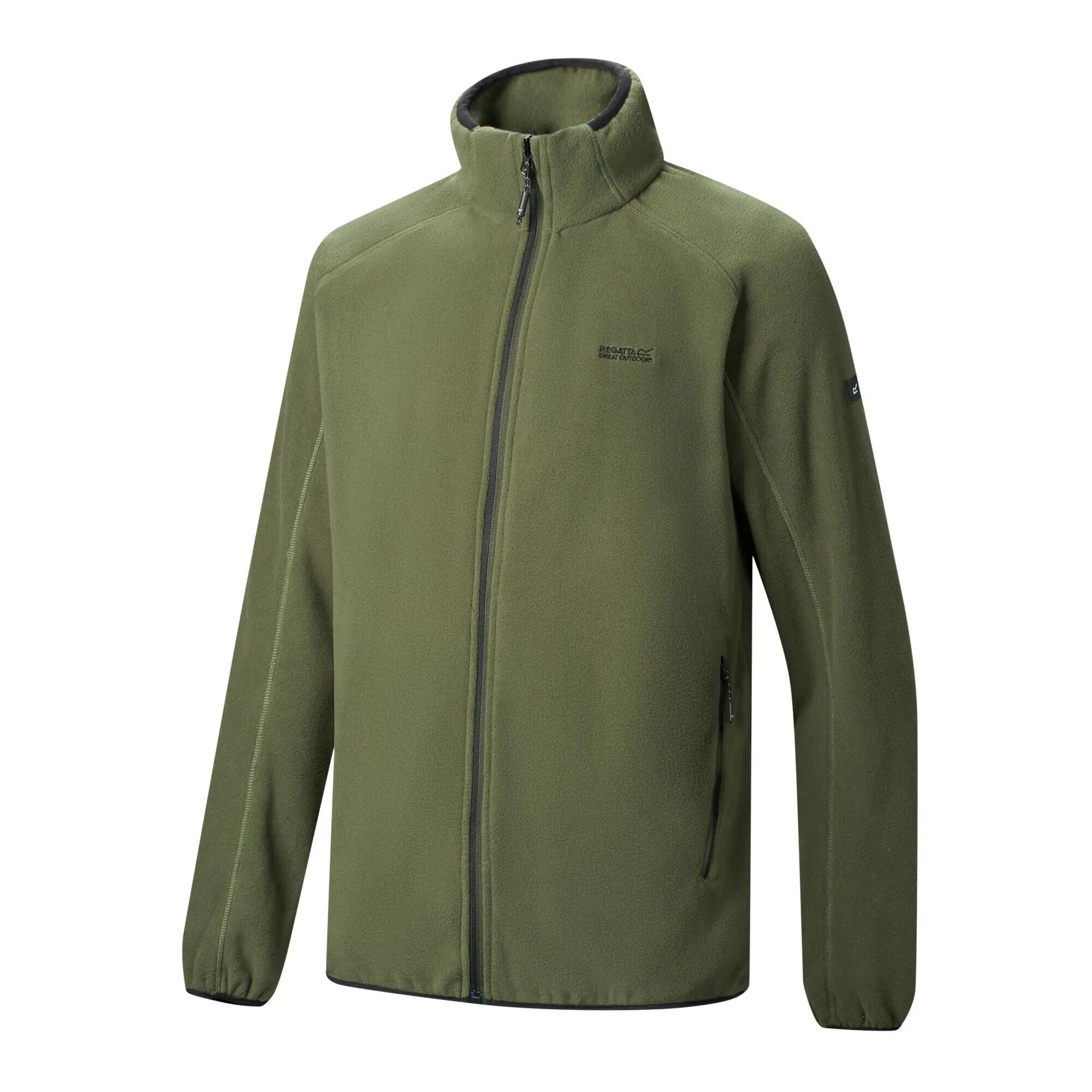 Veste Polaire HADFIELD Homme (Kaki Foncé) 4/7