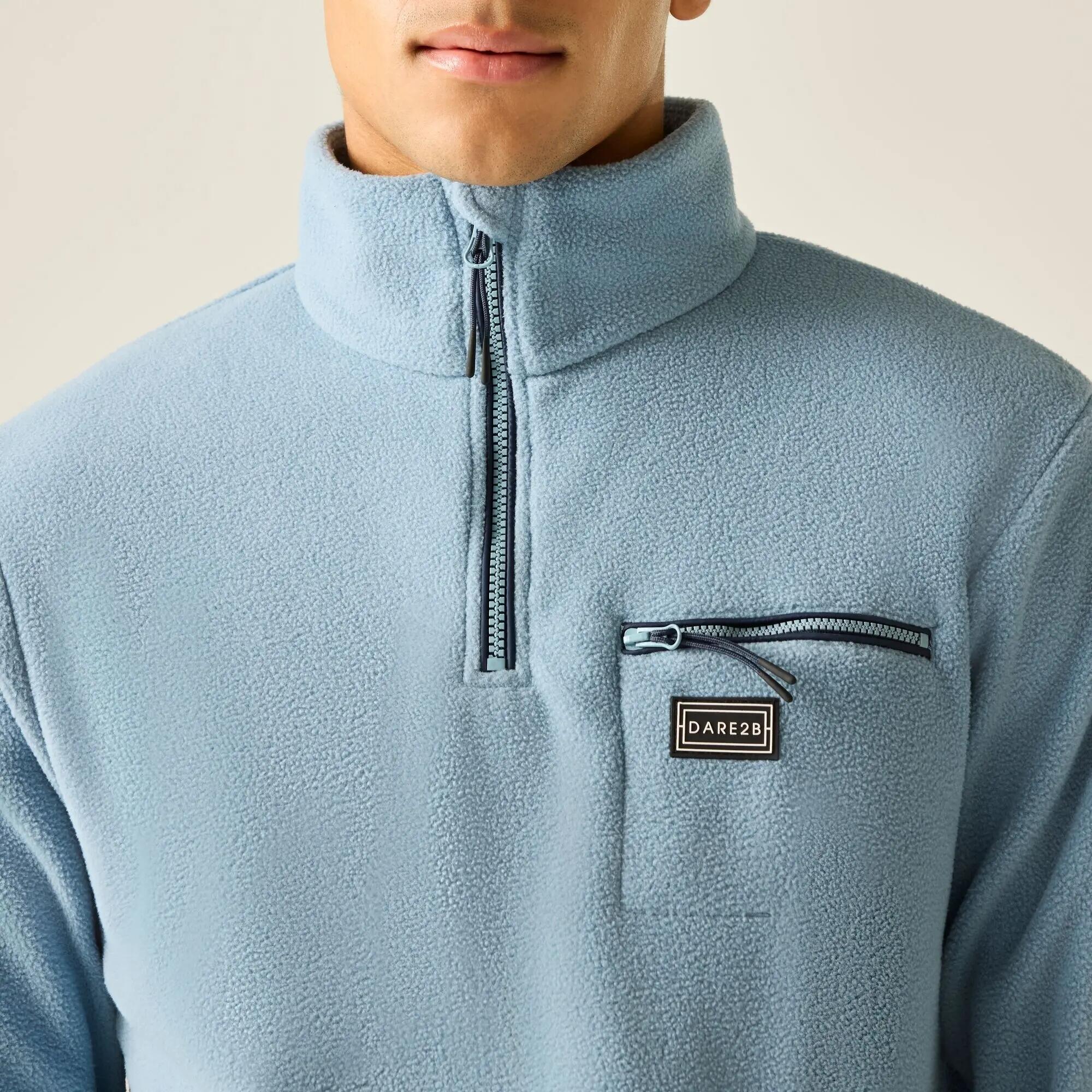 Haut Polaire À Col Montant Motif/style Montagne Et Uni AFFINITY Homme (Vieux 4/7
