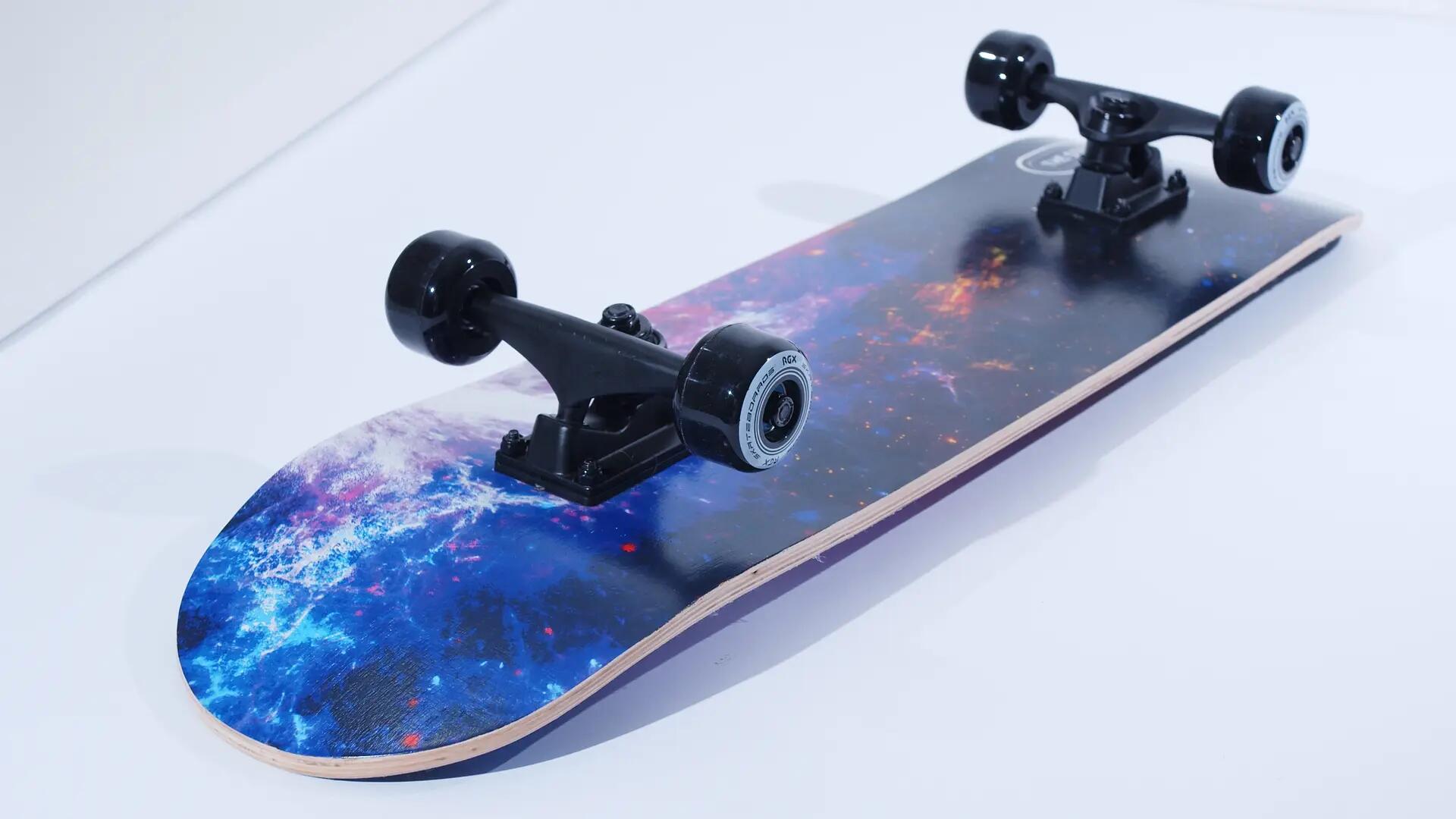 Skateboard in Acero per Bambini e Adulti Principianti 31” Double Kick 9/13