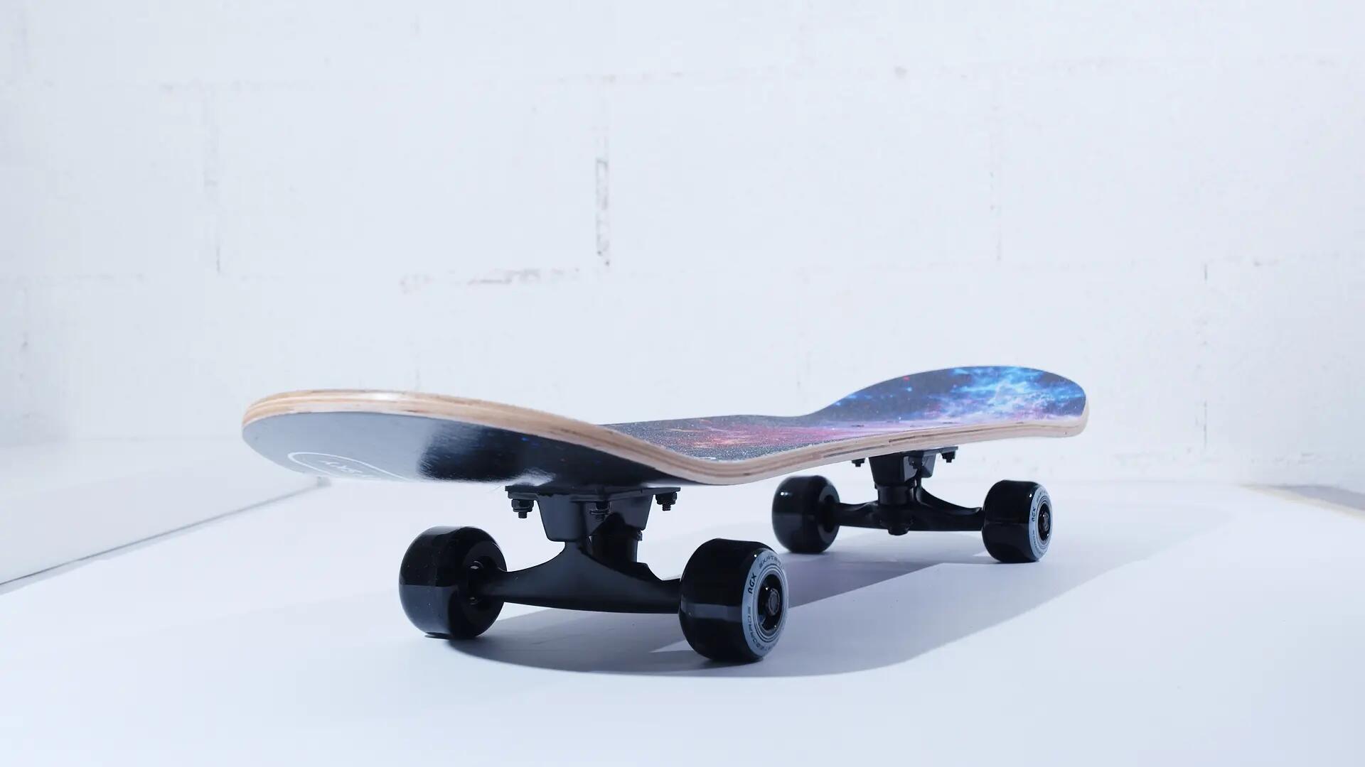 Skateboard in Acero per Bambini e Adulti Principianti 31” Double Kick 8/13