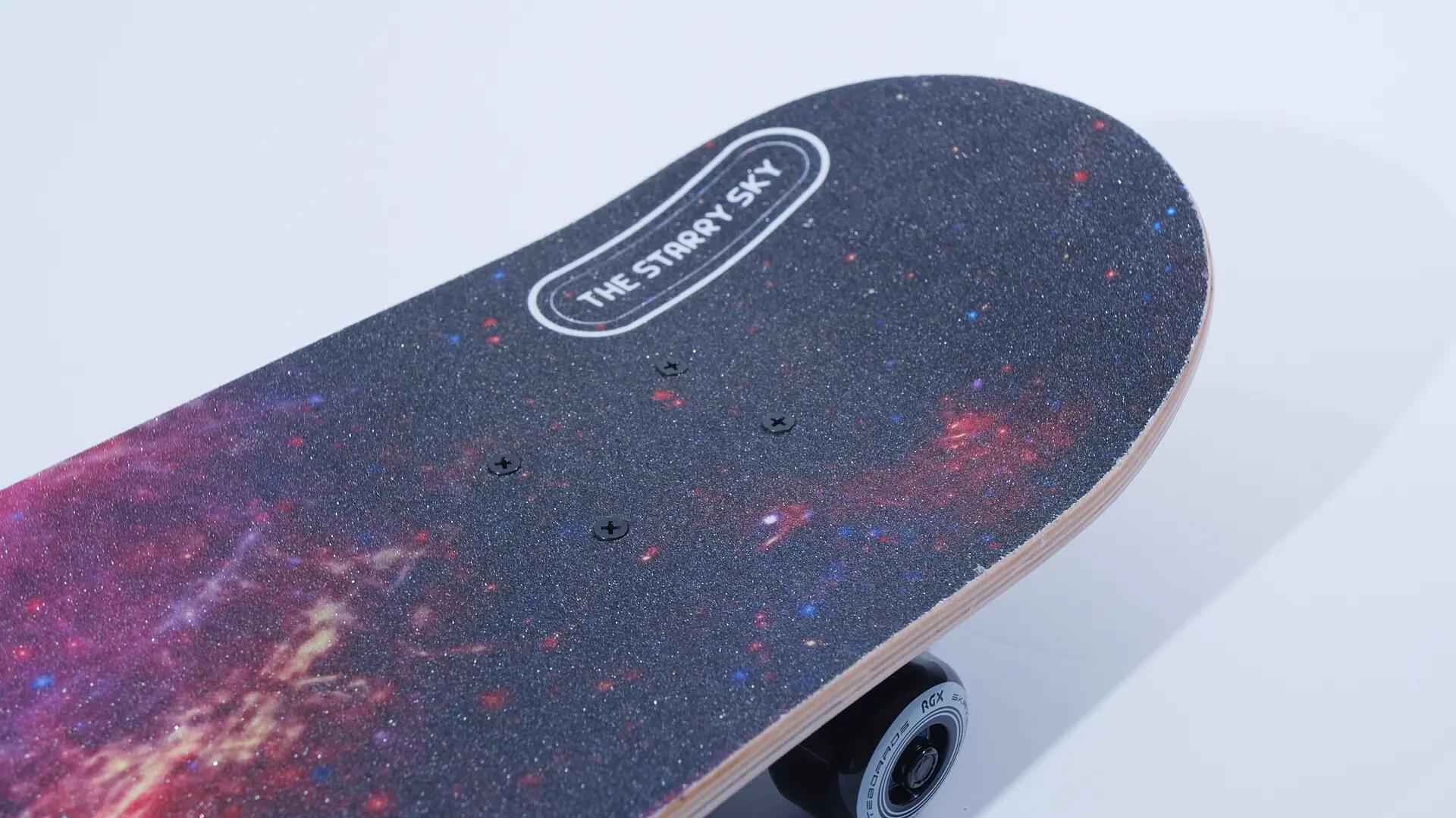 Skateboard in Acero per Bambini e Adulti Principianti 31” Double Kick 12/13