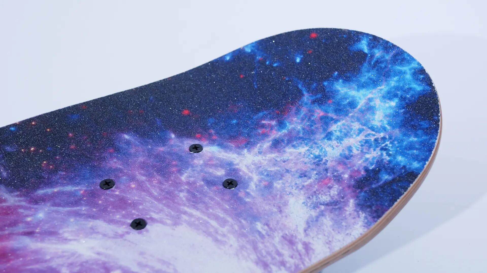 Skateboard in Acero per Bambini e Adulti Principianti 31” Double Kick 11/13
