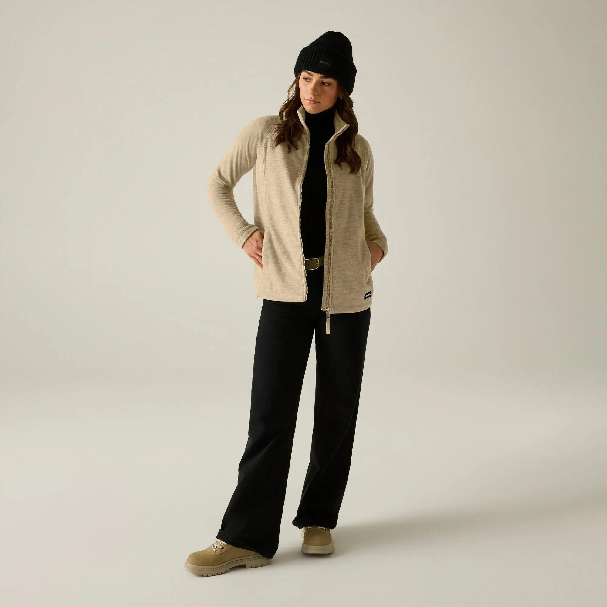 Veste Polaire Col Montant MAYSE Femme (Beige) 7/7