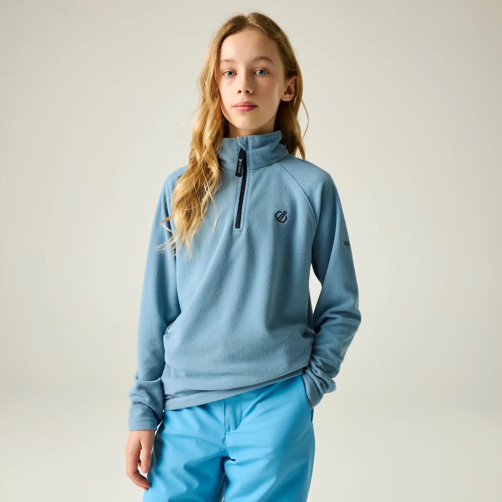 Haut Polaire À Col Montant Zippé FREEHAND Enfant (Vieux Bleu) 4/6