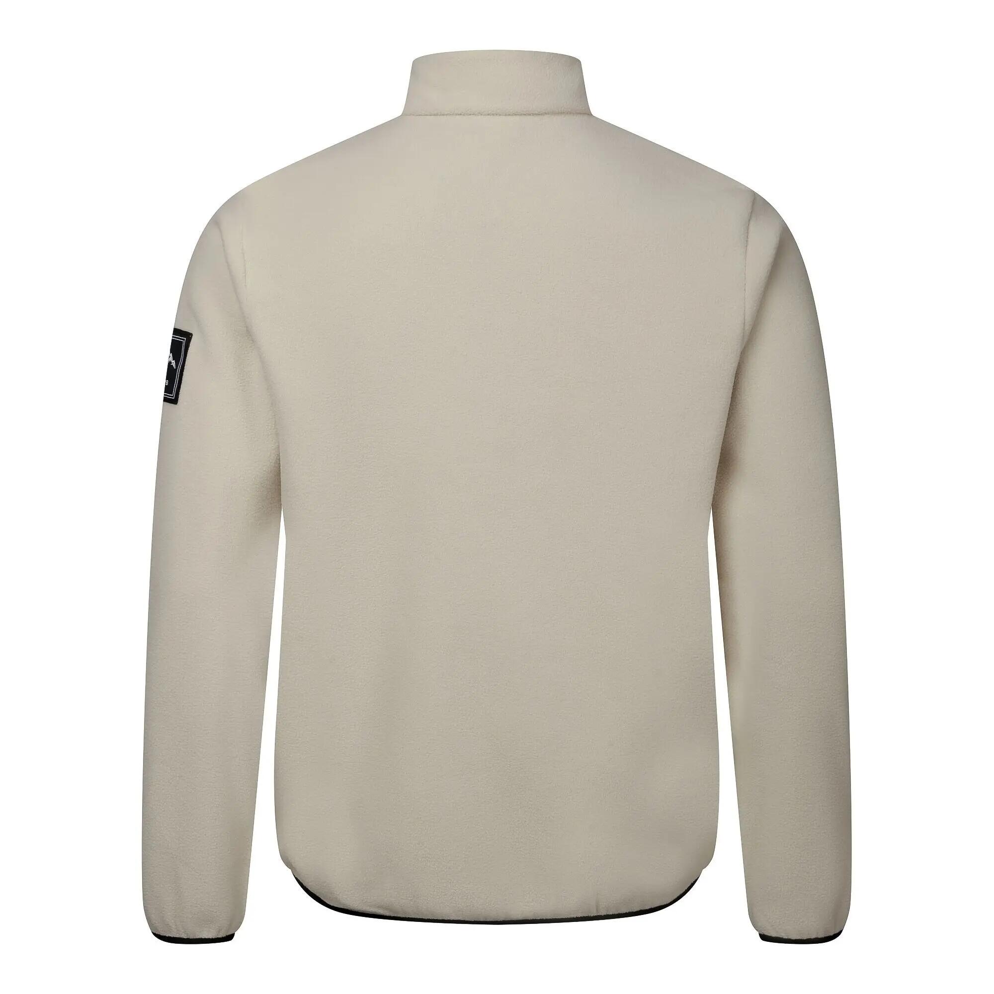 Haut Polaire À Col Montant Motif/style Montagne Et Uni AFFINITY Homme (Crème) 2/7