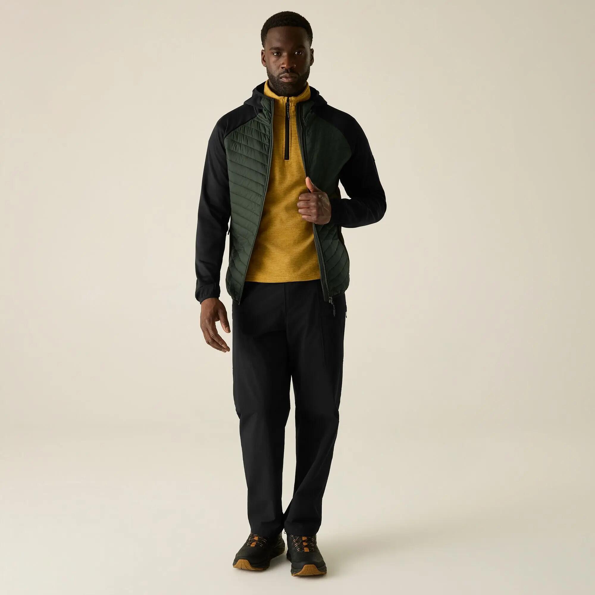Veste Hybride Compressible ANDRESON Homme (Kaki Foncé/Noir) 7/7