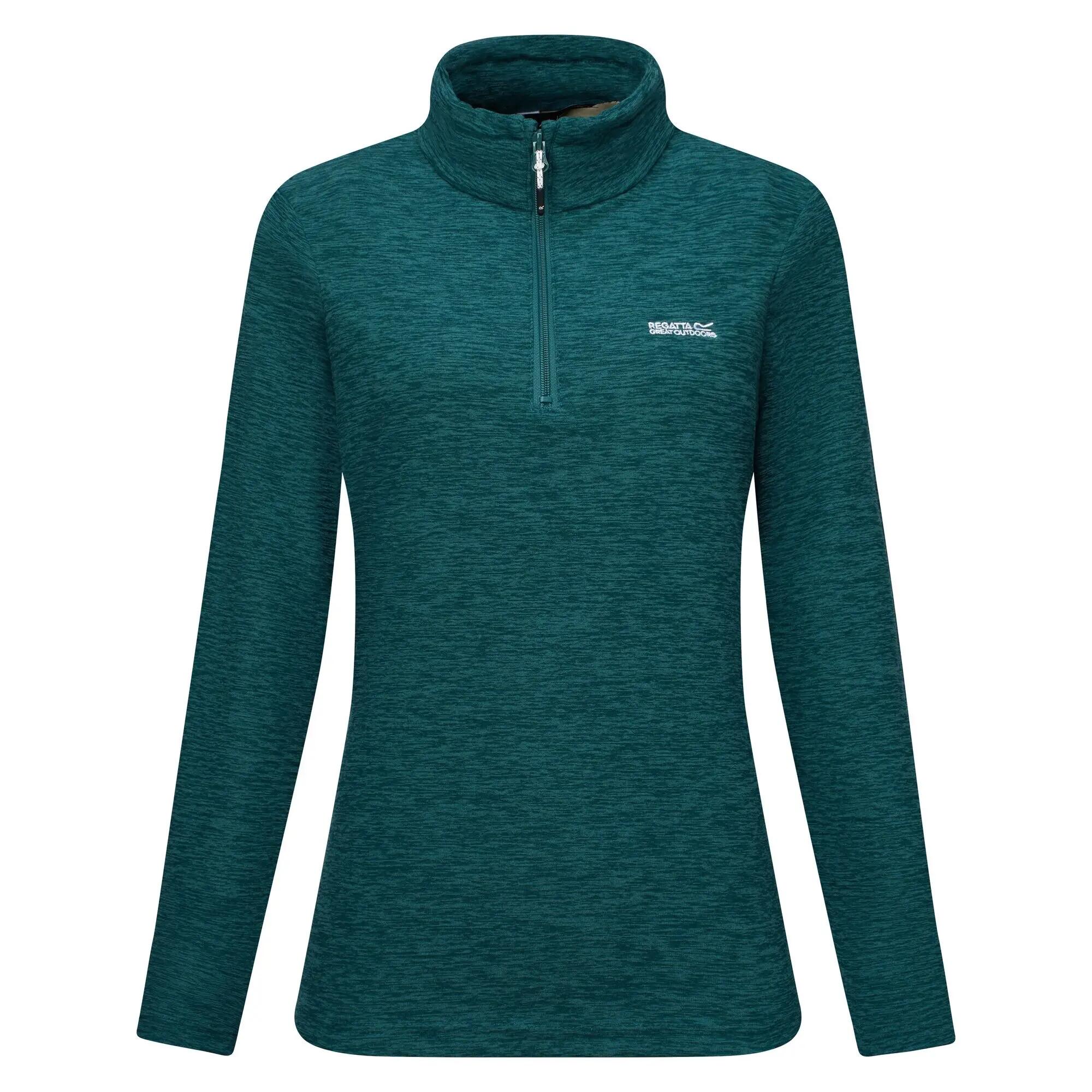 Haut Polaire À Col Montant Zippé SWEETHEART Femme (Vert Sarcelle) 2/7