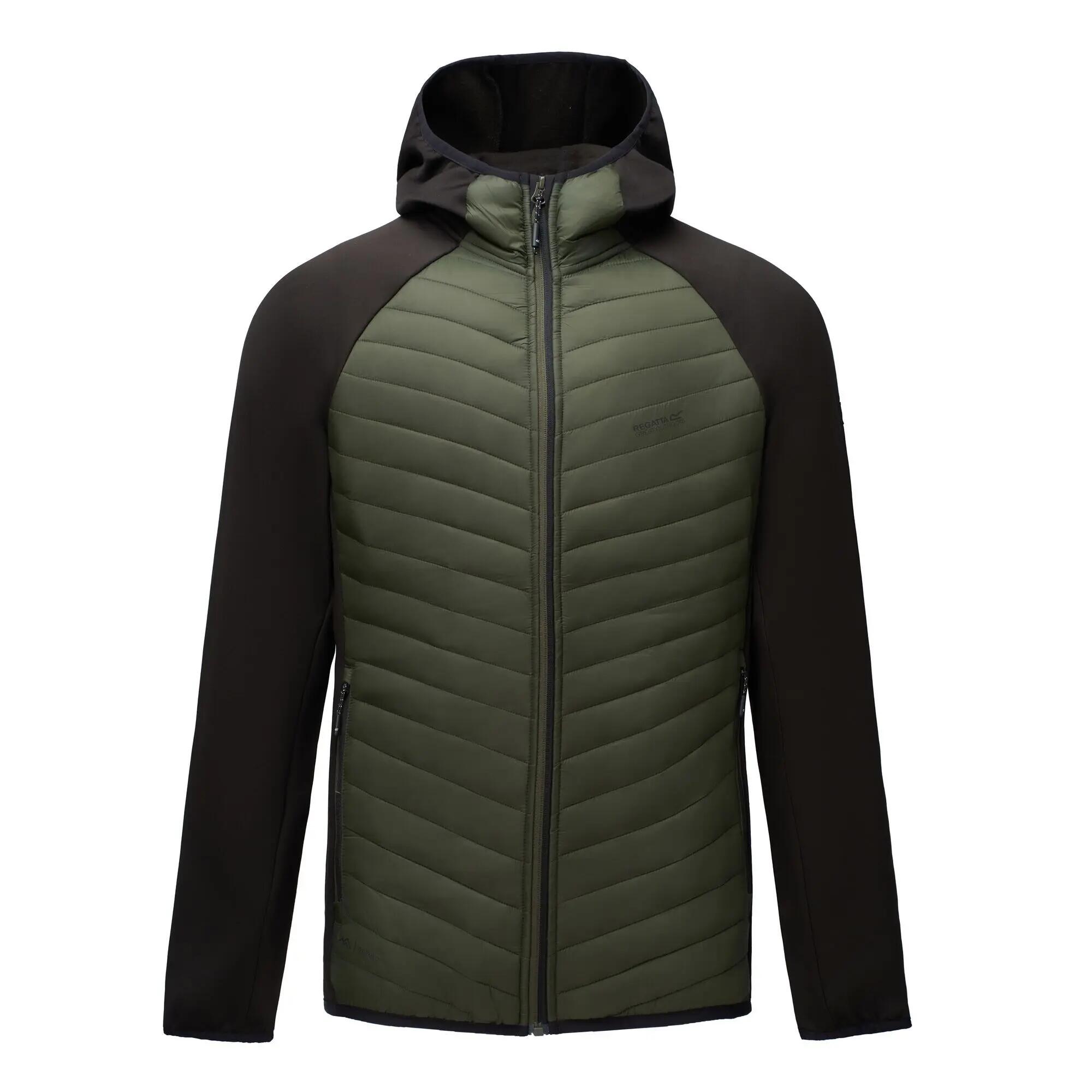 Veste Hybride Compressible ANDRESON Homme (Kaki Foncé/Noir) 2/7