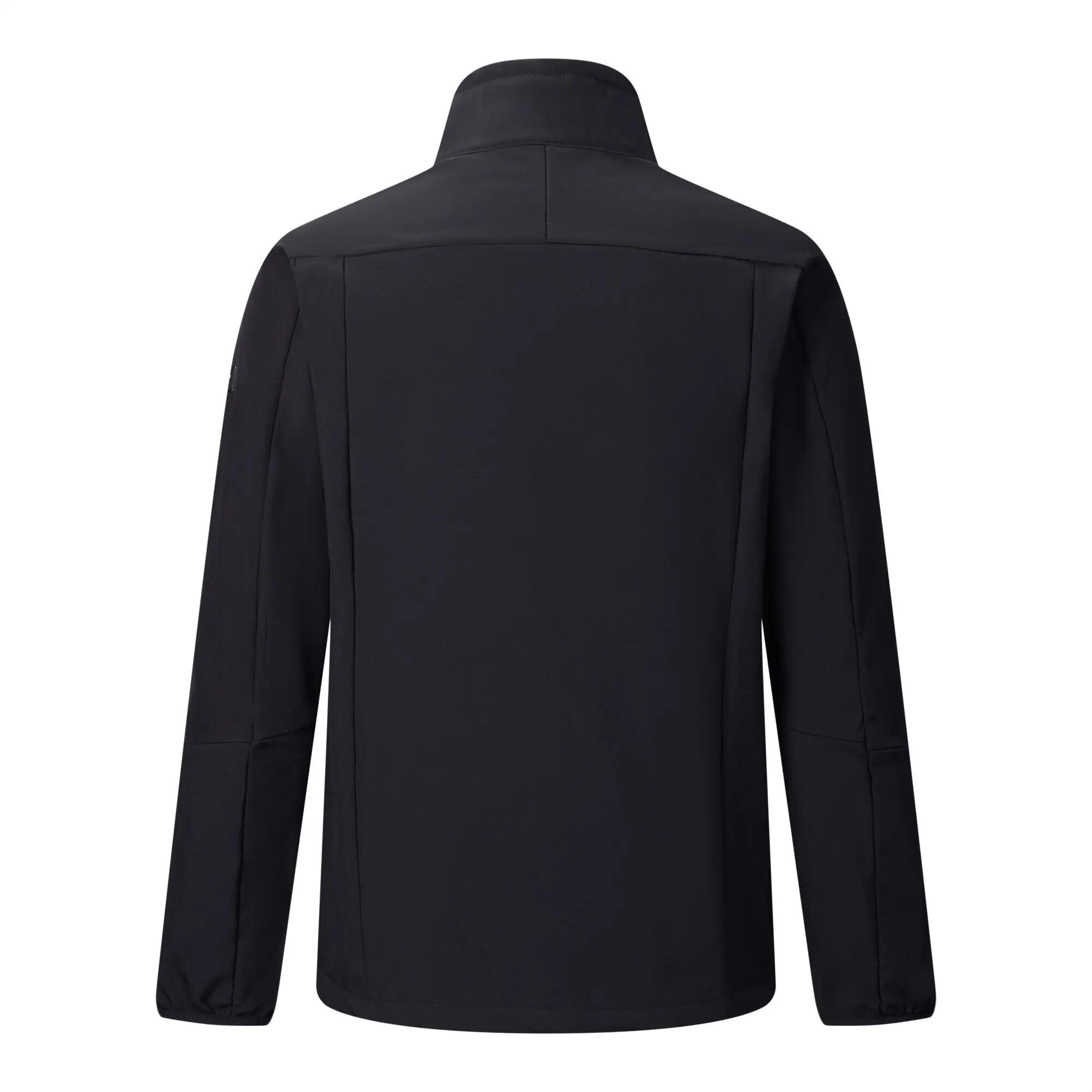 Giacca Soft Shell Uomo Regatta Mountdale Marrone Legno Nero 2/7