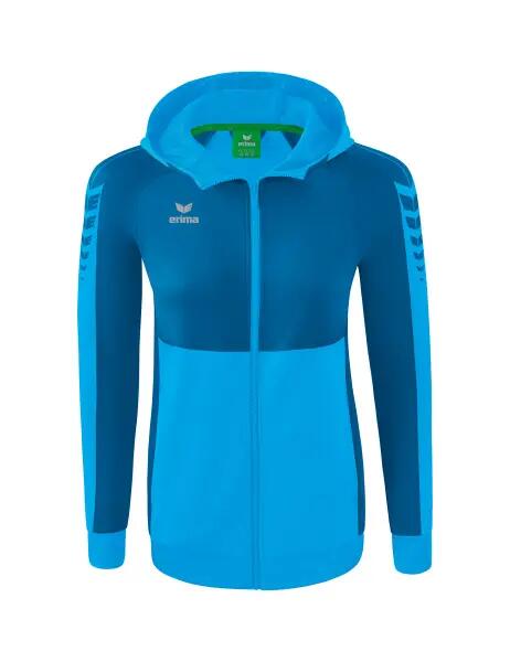Chaqueta con capucha de entrenamiento mujer Erima Six Wings 8/8