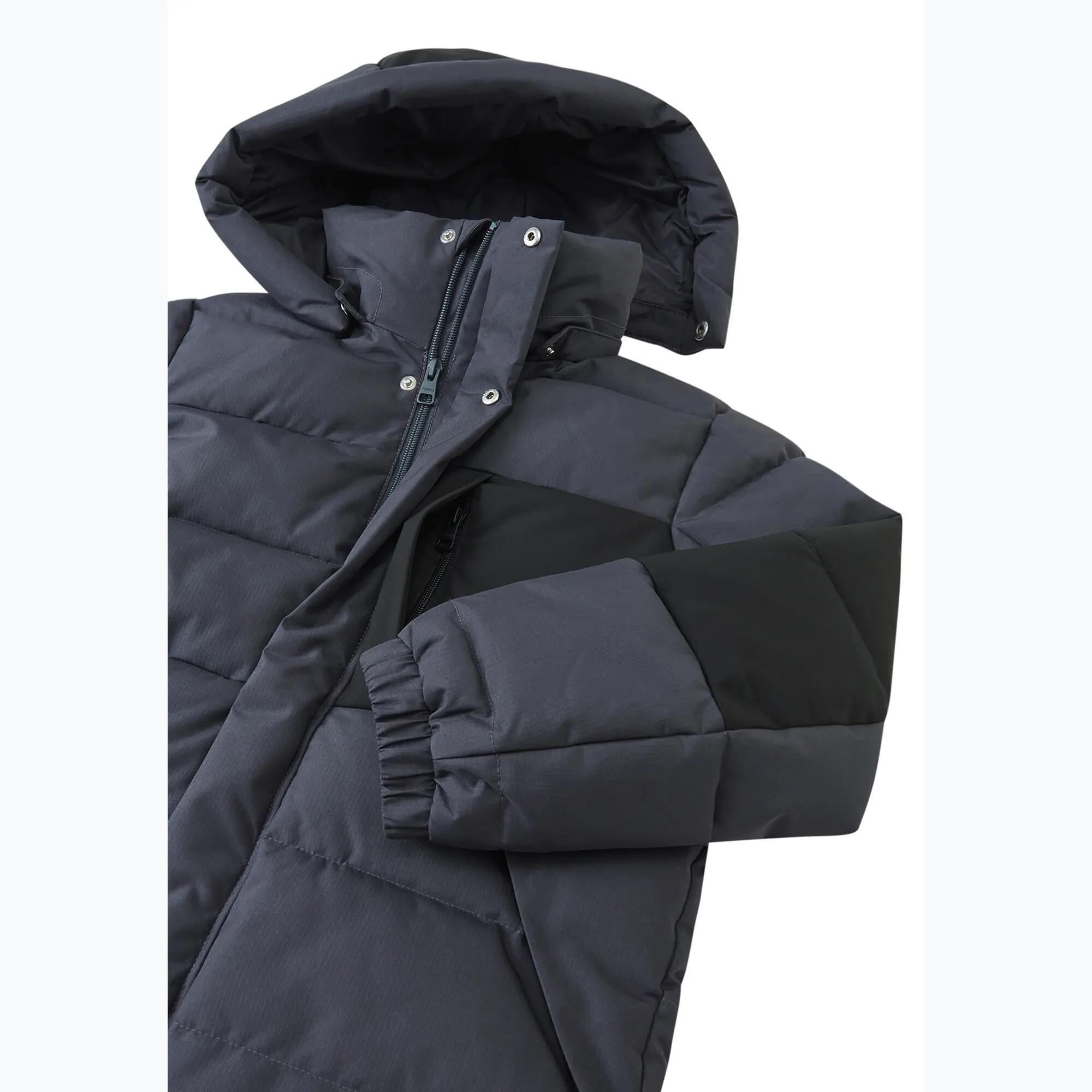 Cappotto invernale da ragazzo Koskela nero 4/7