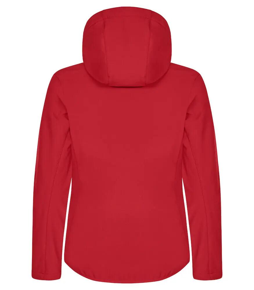 clique Damen Softshell-Hoody – 3-lagig, 96% recyceltes Polyester – Dark 8/8