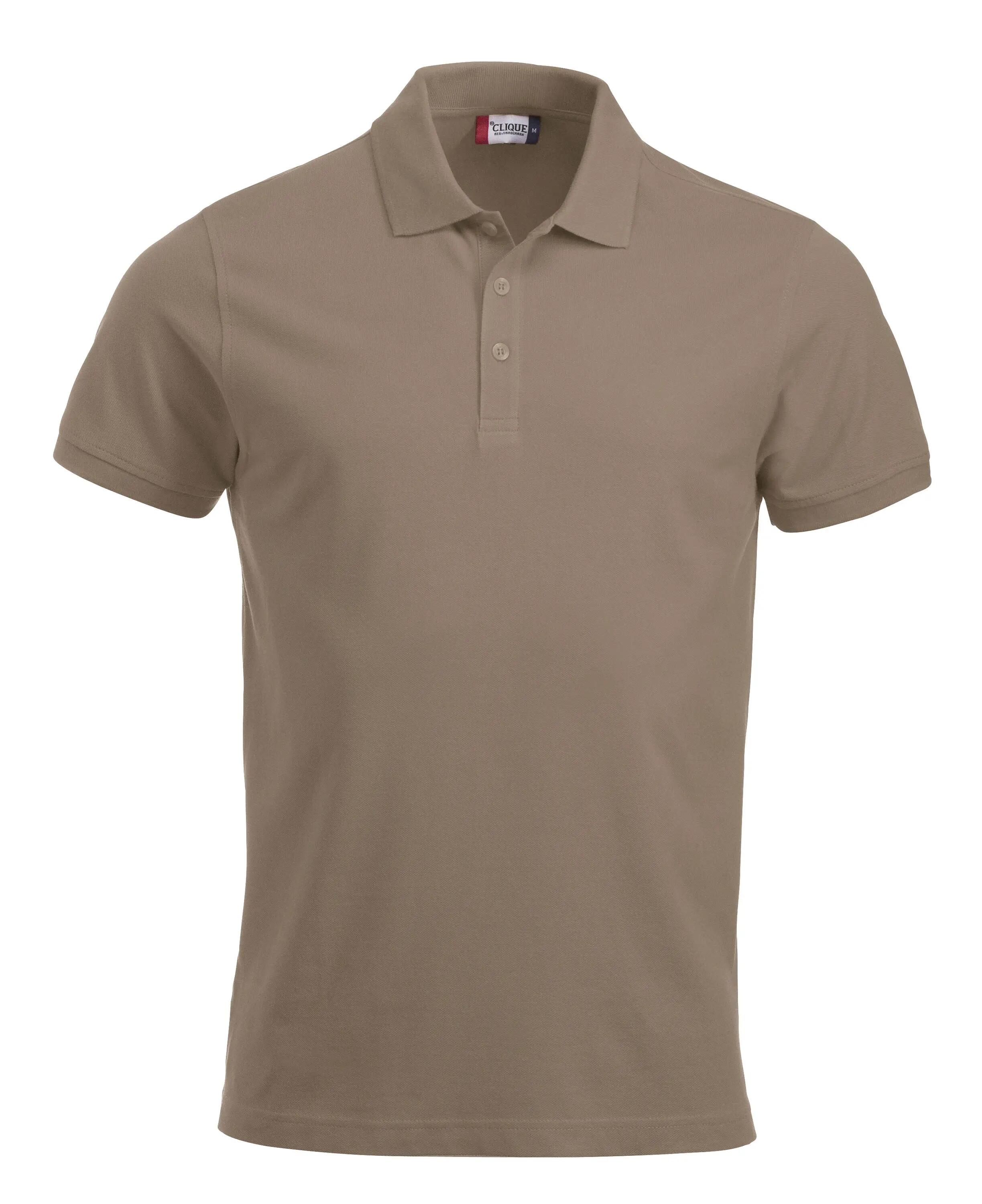 clique Classic Lincoln S/S polo masculino em algodão — corte moderno – lemon 7/8