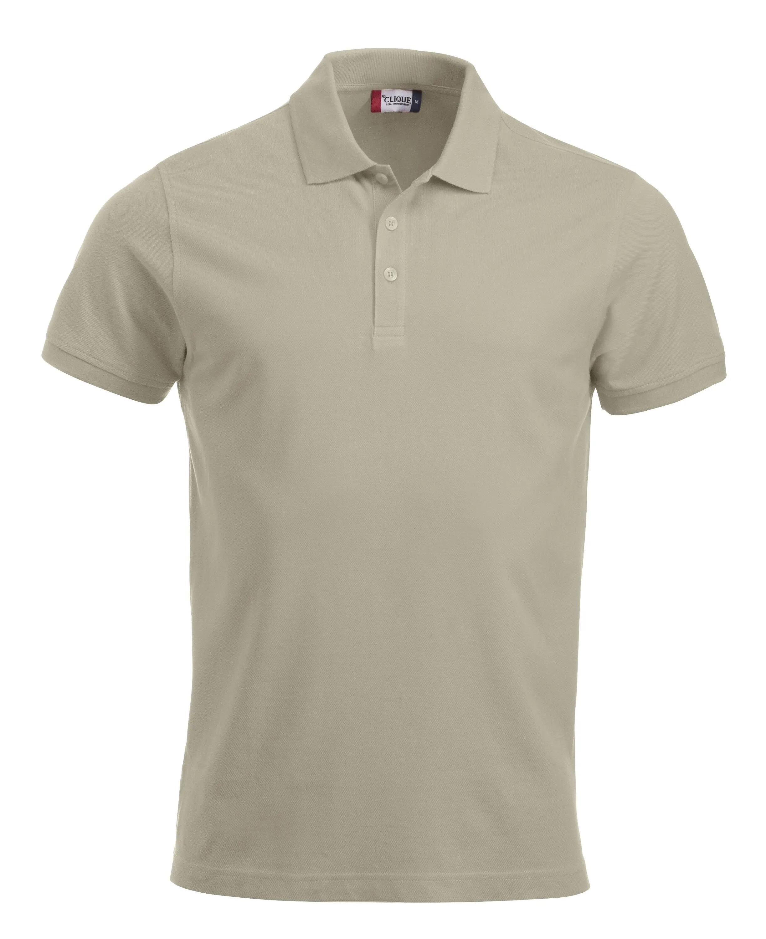 clique Classic Lincoln S/S polo masculino em algodão — corte moderno – lemon 6/8