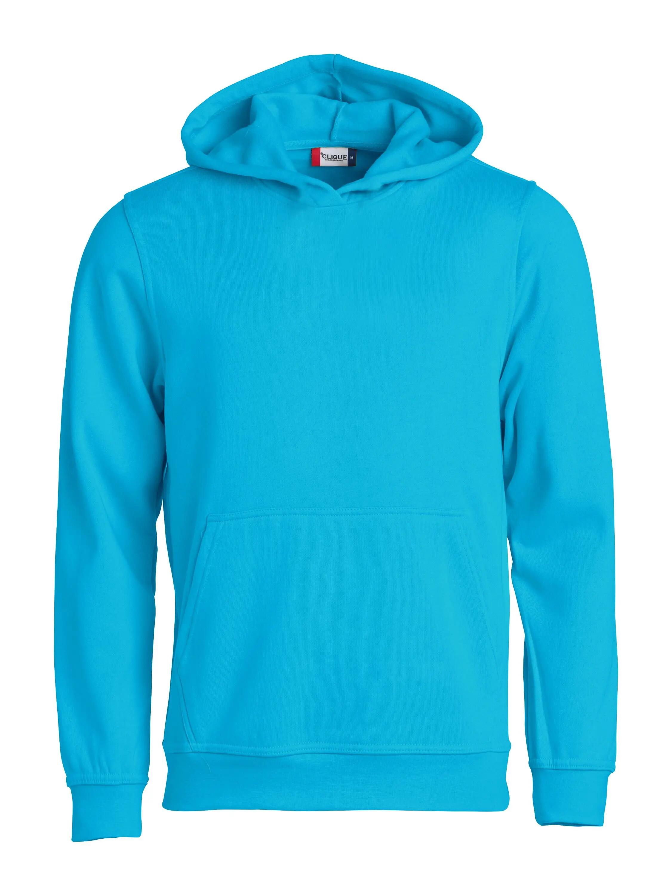 clique Basic Hoody Junior - miękki, odporny materiał – black 5/8