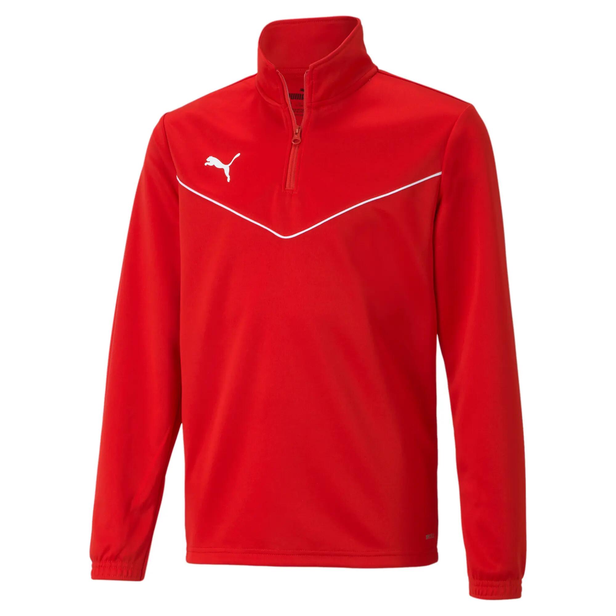 Bluza piłkarska męska Puma teamRISE 1 4 Zip Top 7/9