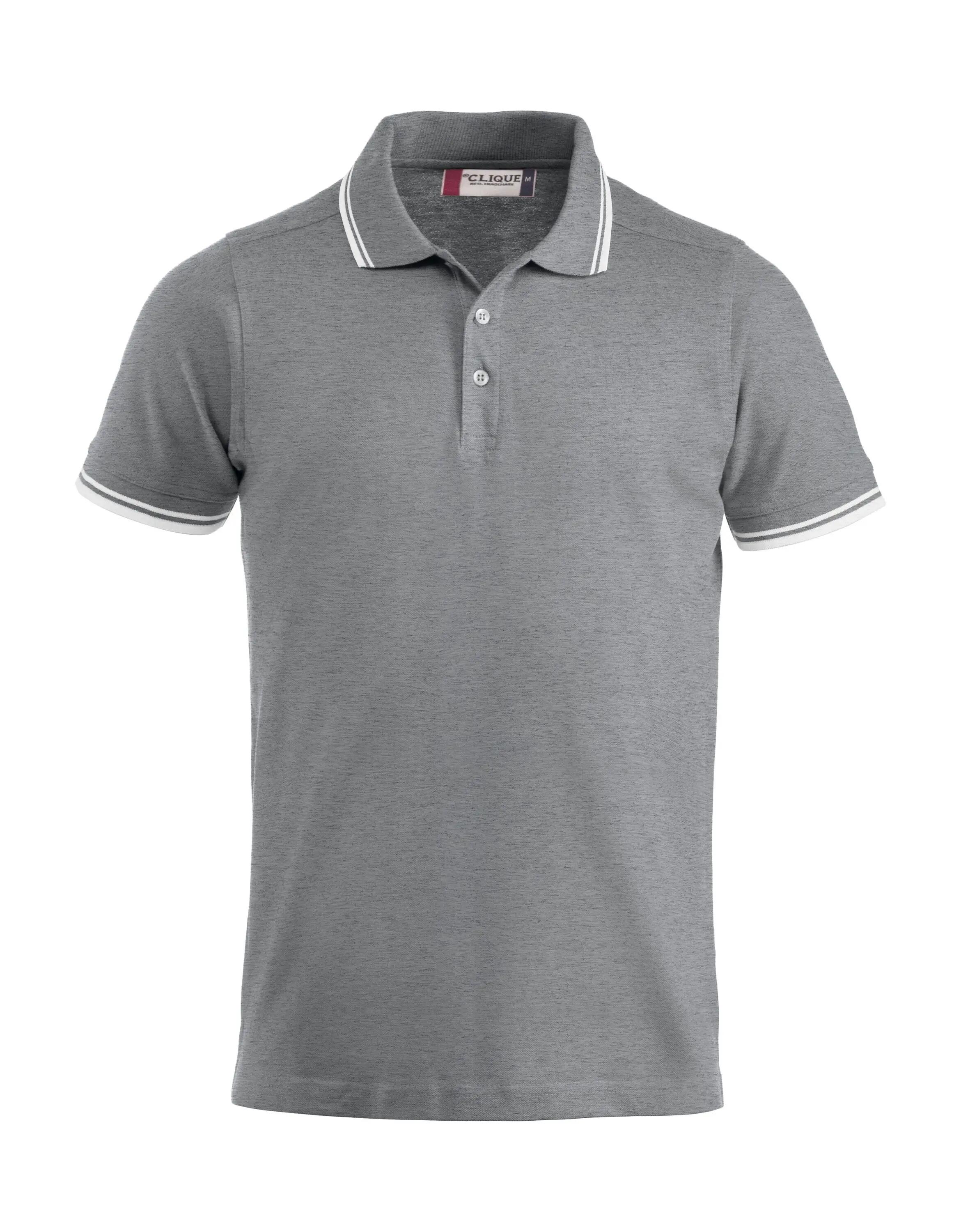 clique Polo Amarillo aus gekämmter Baumwolle mit Seitenschlitzen – apple green 7/8