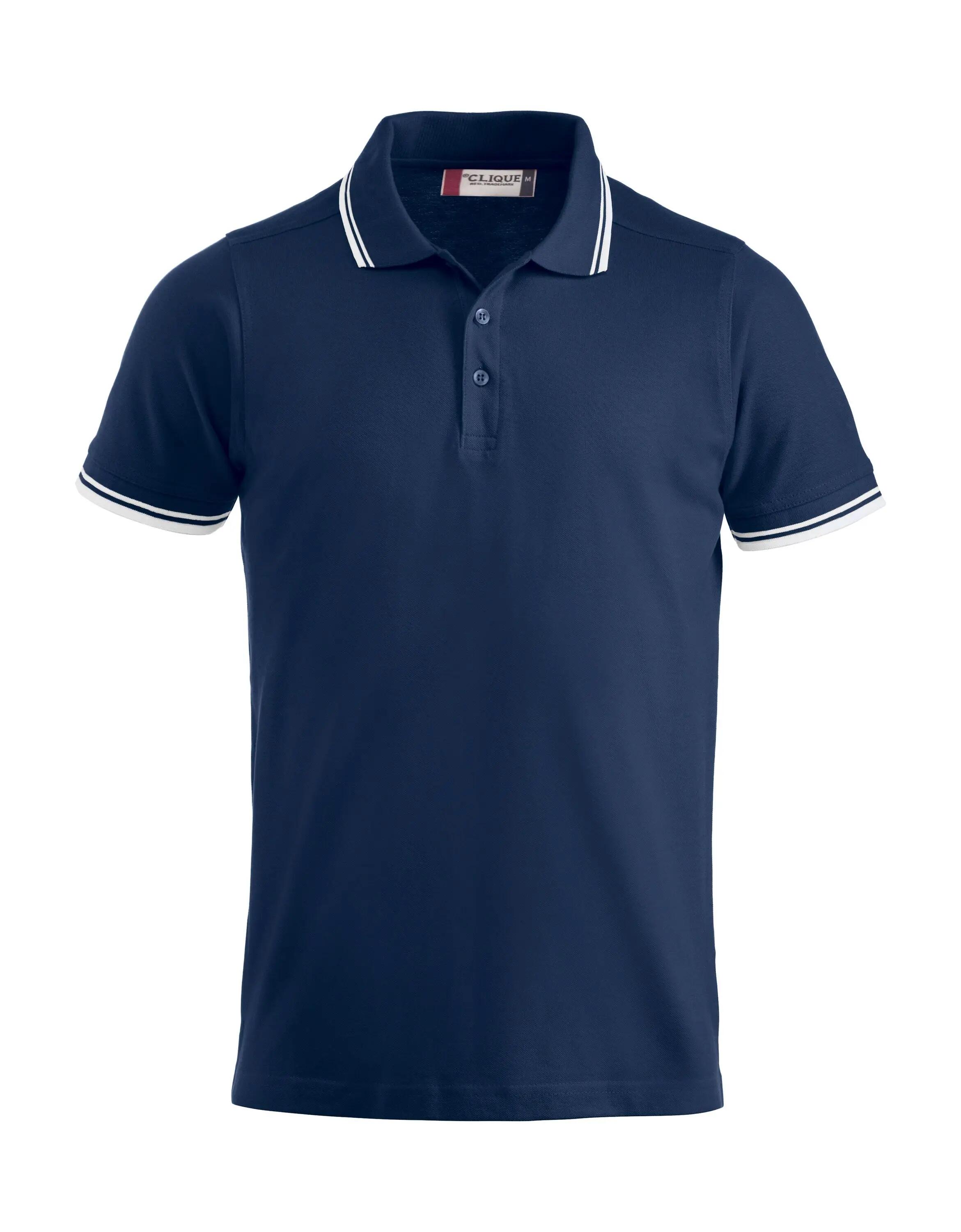 clique Polo Amarillo aus gekämmter Baumwolle mit Seitenschlitzen – apple green 6/8