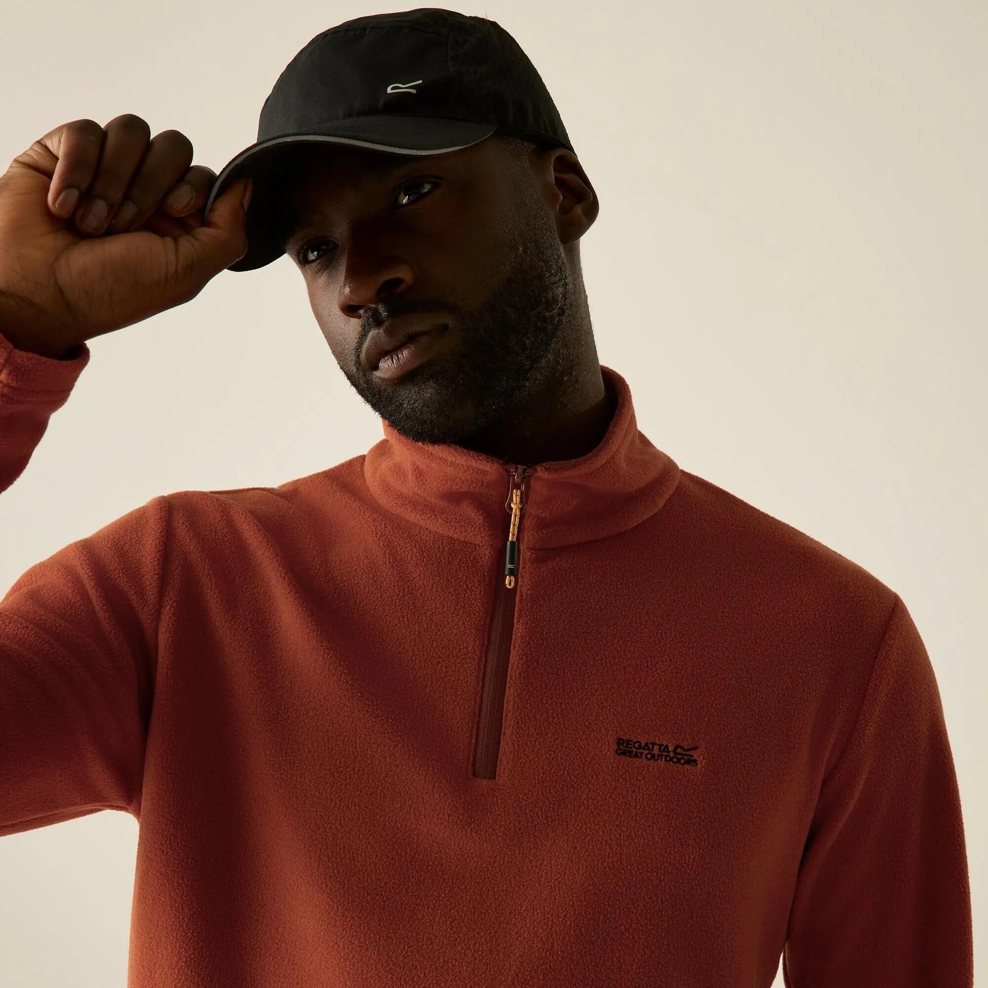 Haut Polaire THOMPSON Homme (Orange Foncé) 6/7