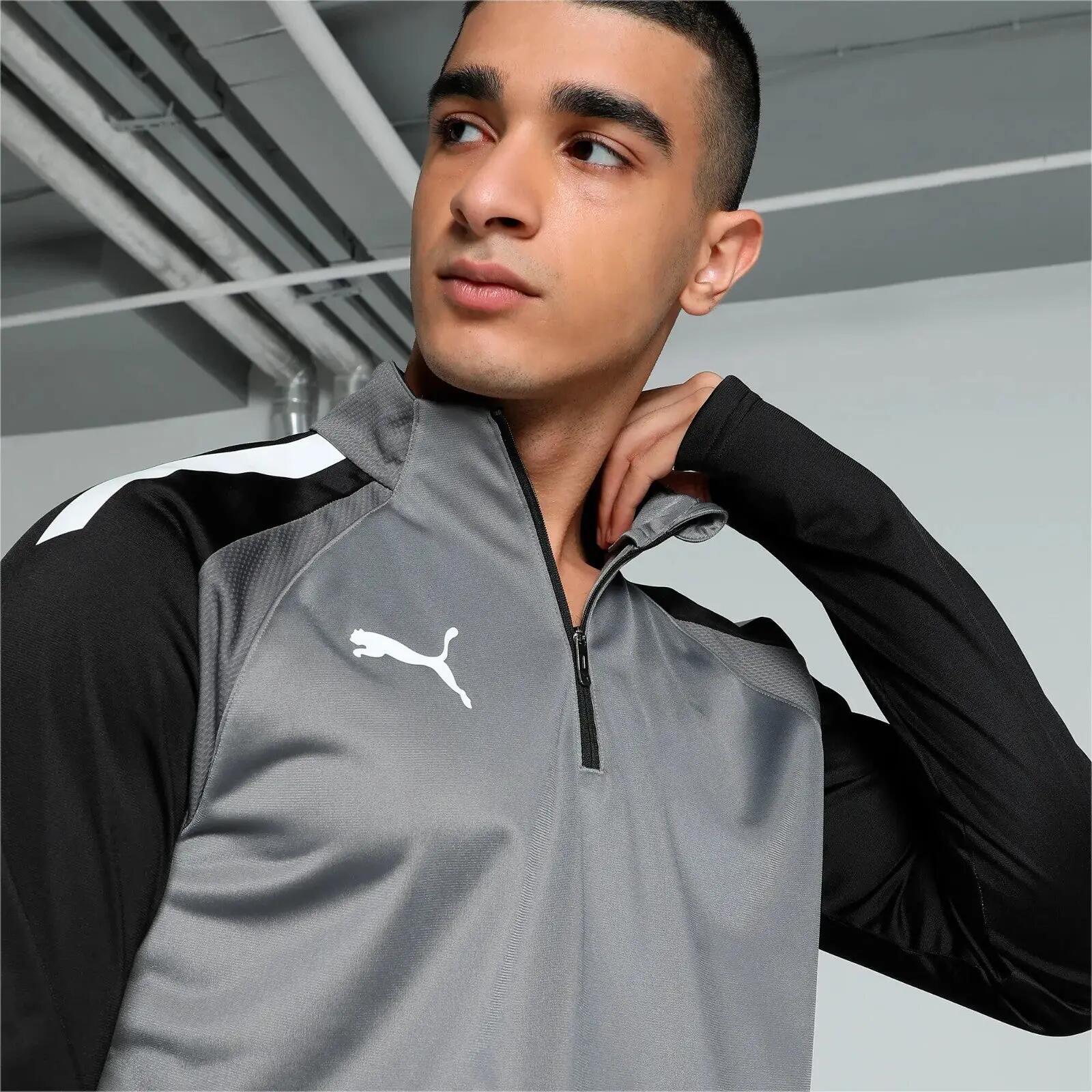Puma Herren Langarmshirt teamLIGA 1/4 Zip Top 657236 5/8