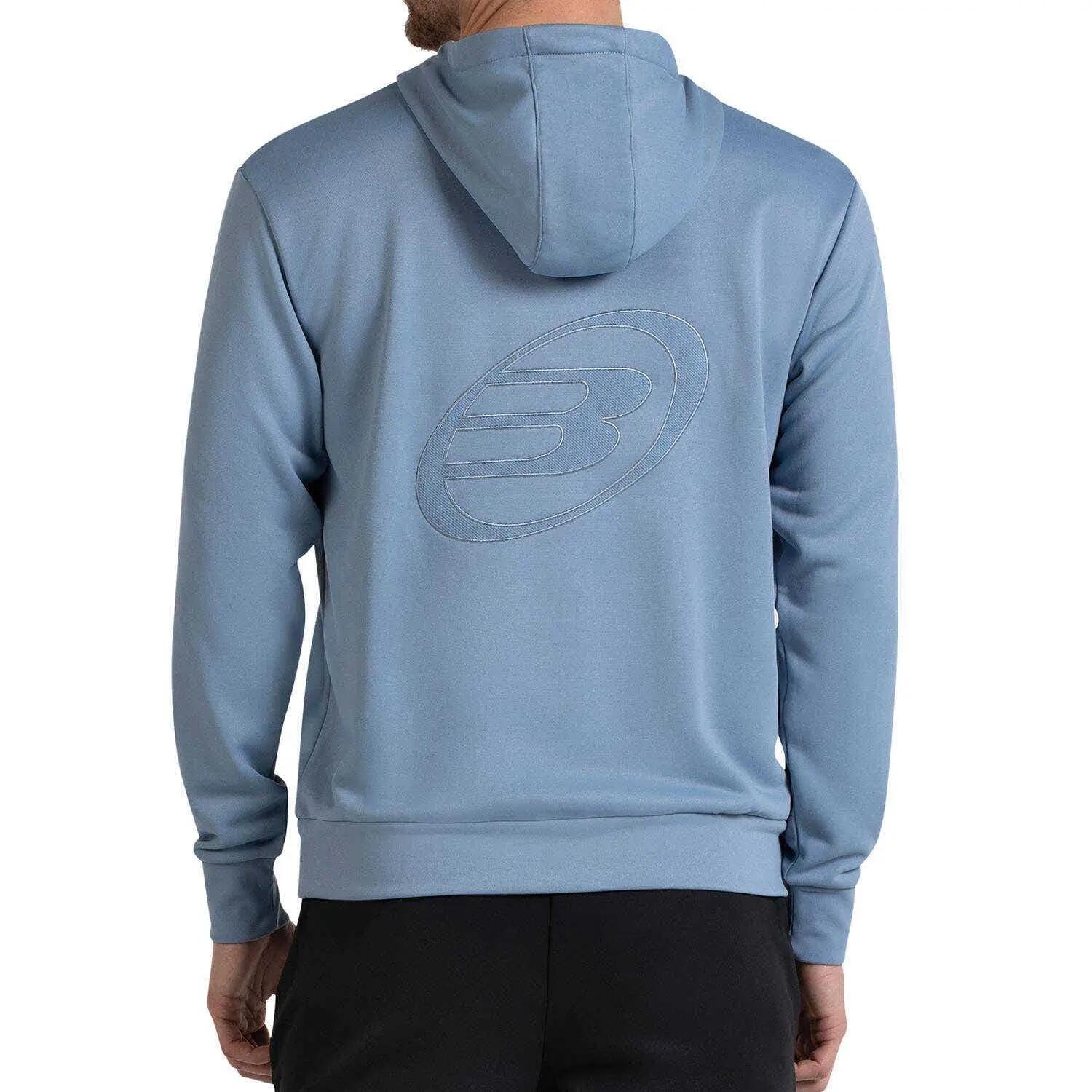 Sudadera Bullpadel Elian 007 Azul Acero Xl 3/7