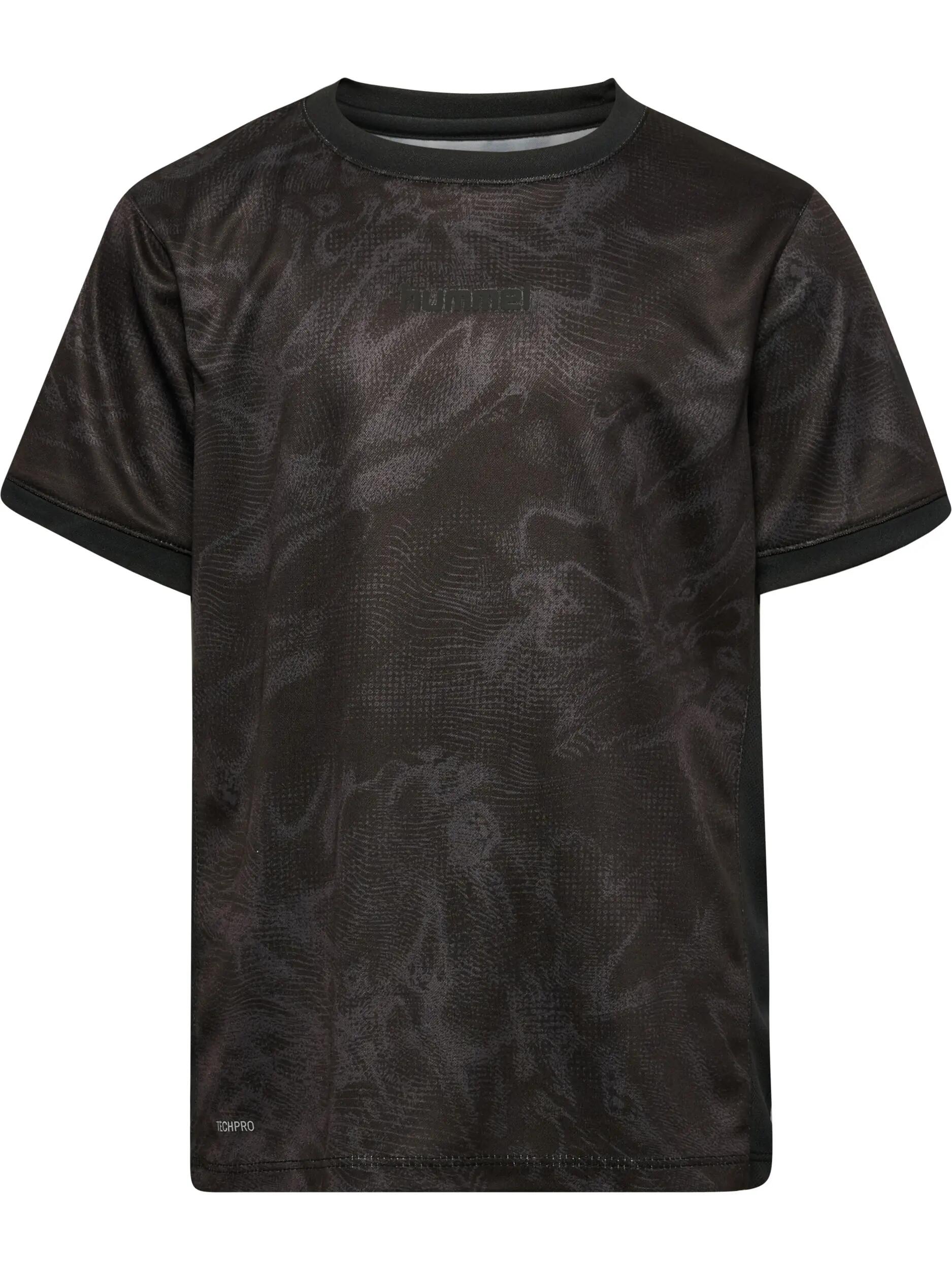 hummel Completo grafico per bambini in poliestere riciclato – BLACK/ASPHALT 4/14