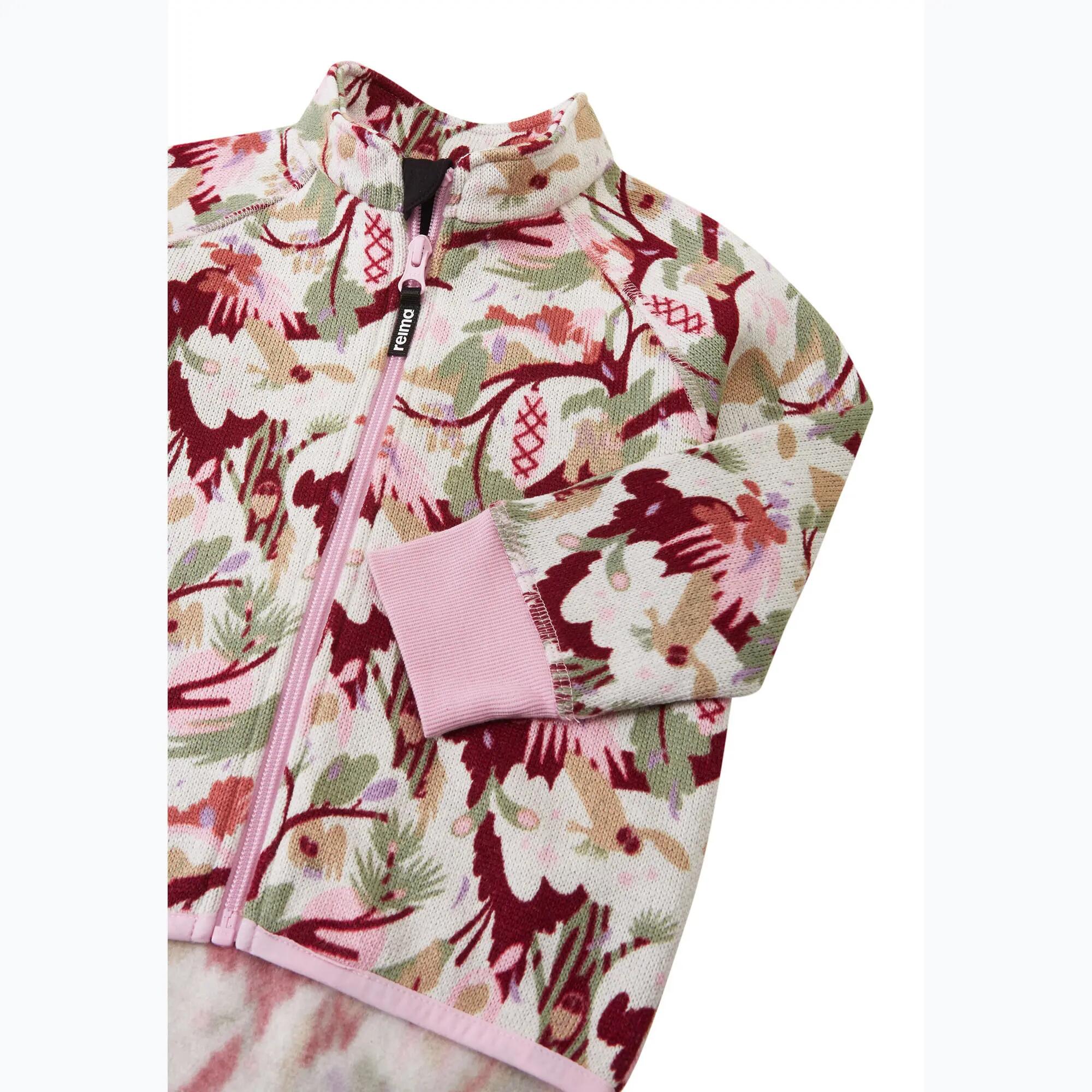 Bluza polarowa dziecięca Reima Ornament Light Heather 3/7