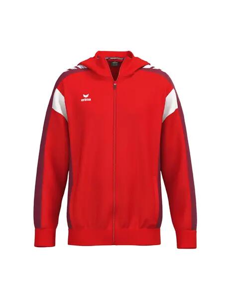 Chaqueta de entrenamiento con capucha Erima Celebrate 125 para mujer, roja 3/8