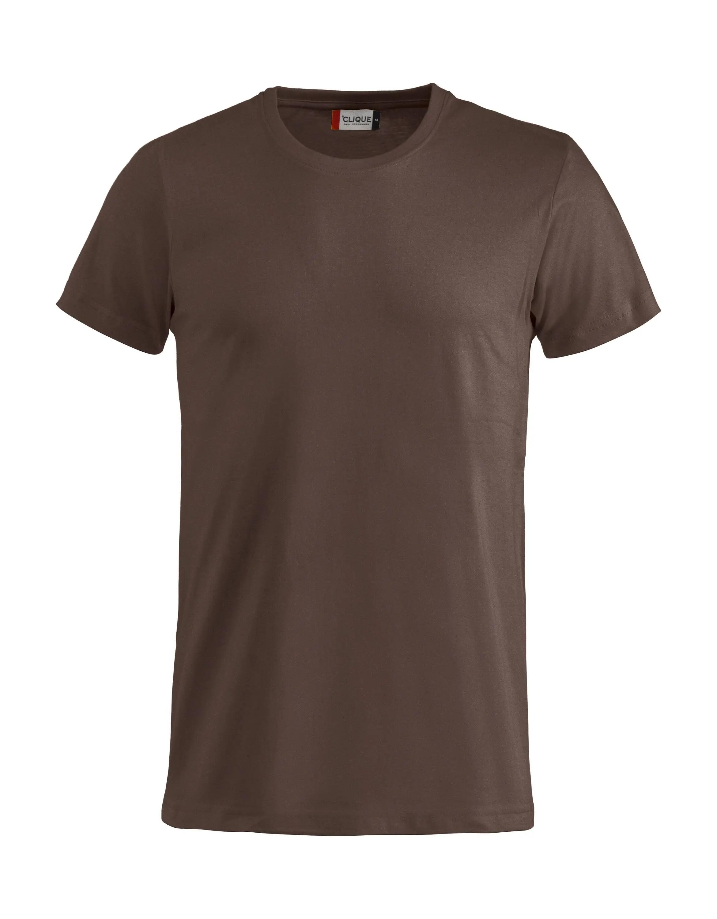 clique Basic-T T-shirt homem corte justo, algodão – lemon 8/8