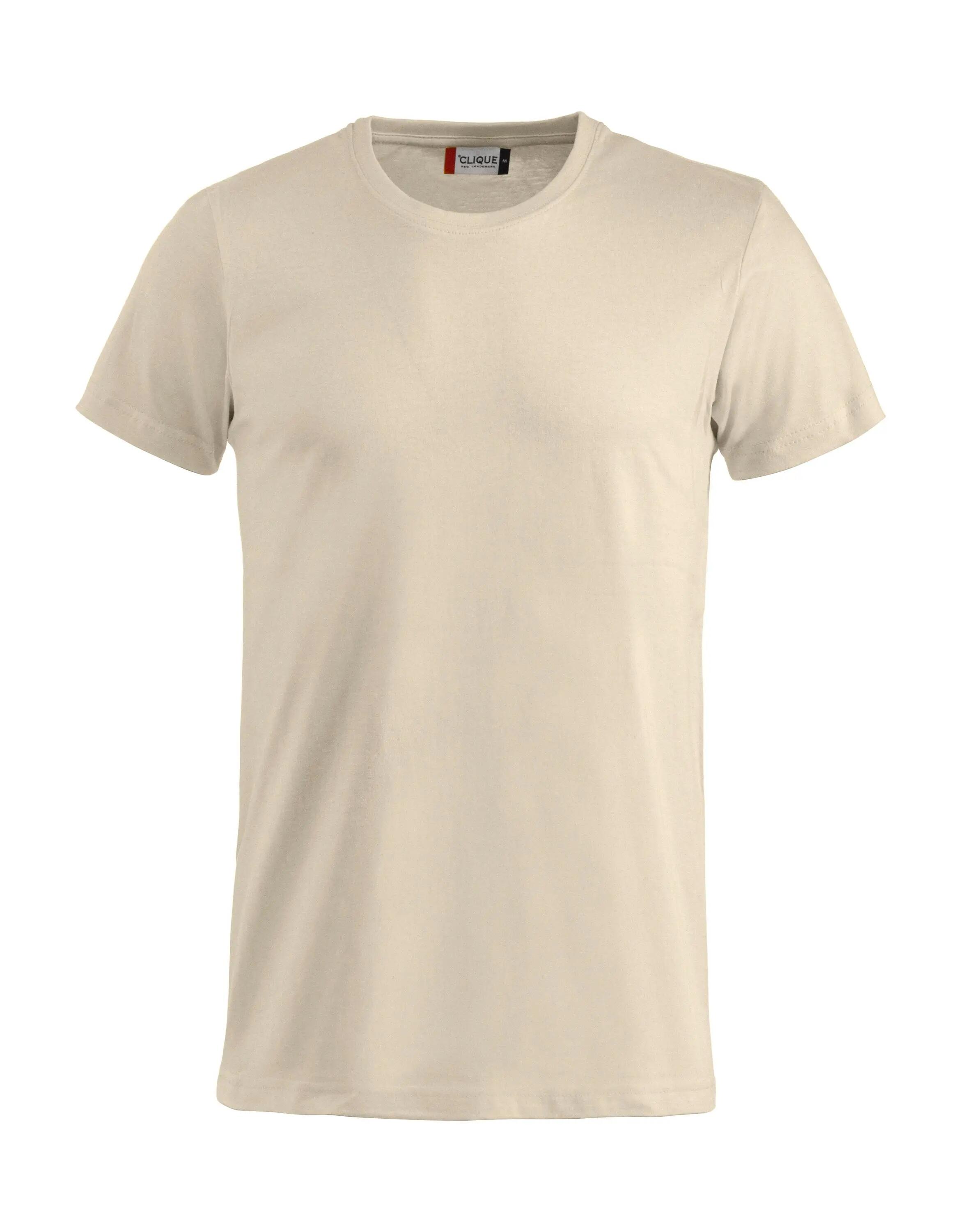 clique Basic-T T-shirt homem corte justo, algodão – lemon 6/8