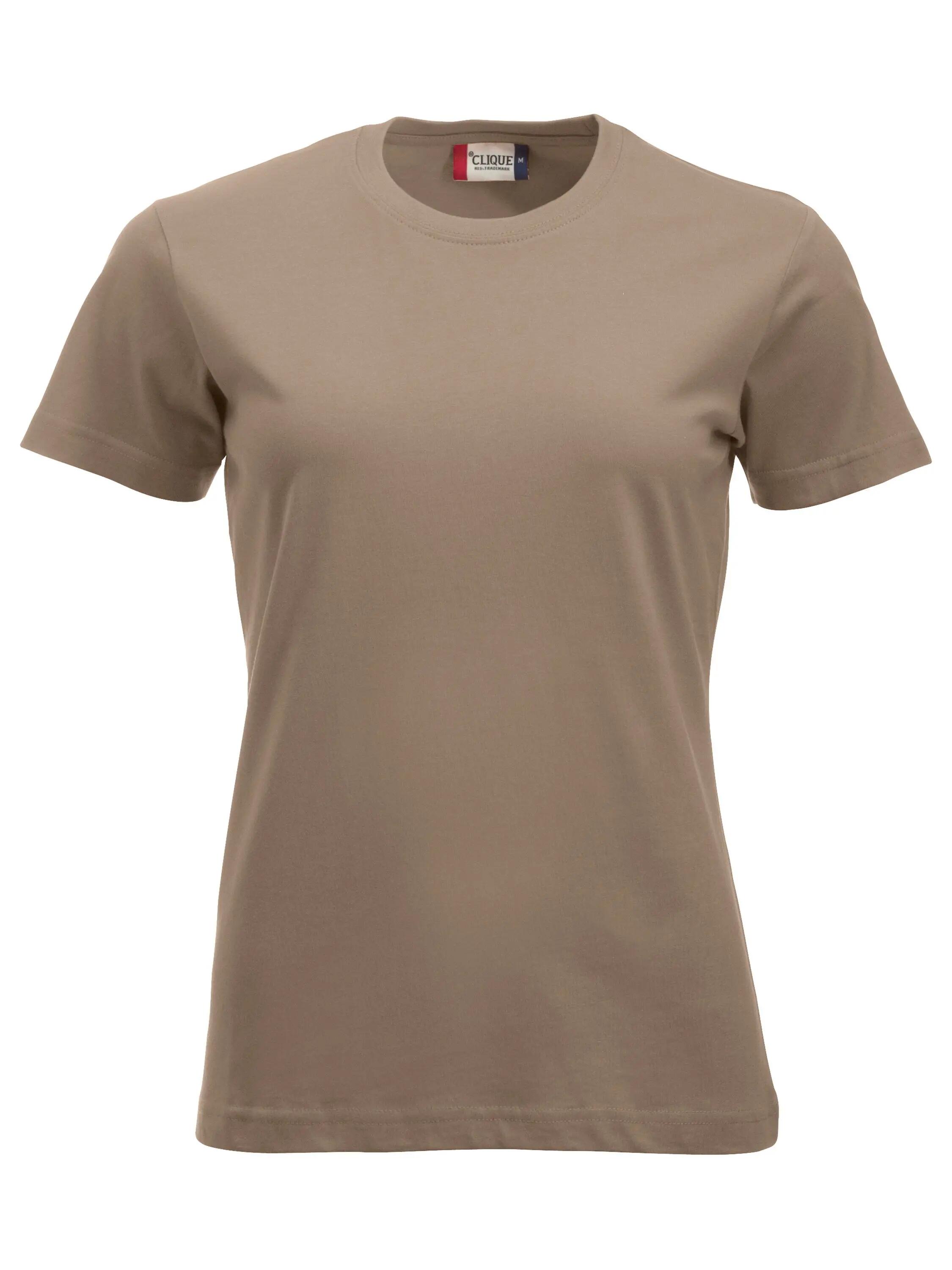 clique New Classic-T Women Damen-T-Shirt aus Baumwolle, moderner Schnitt – black 8/8