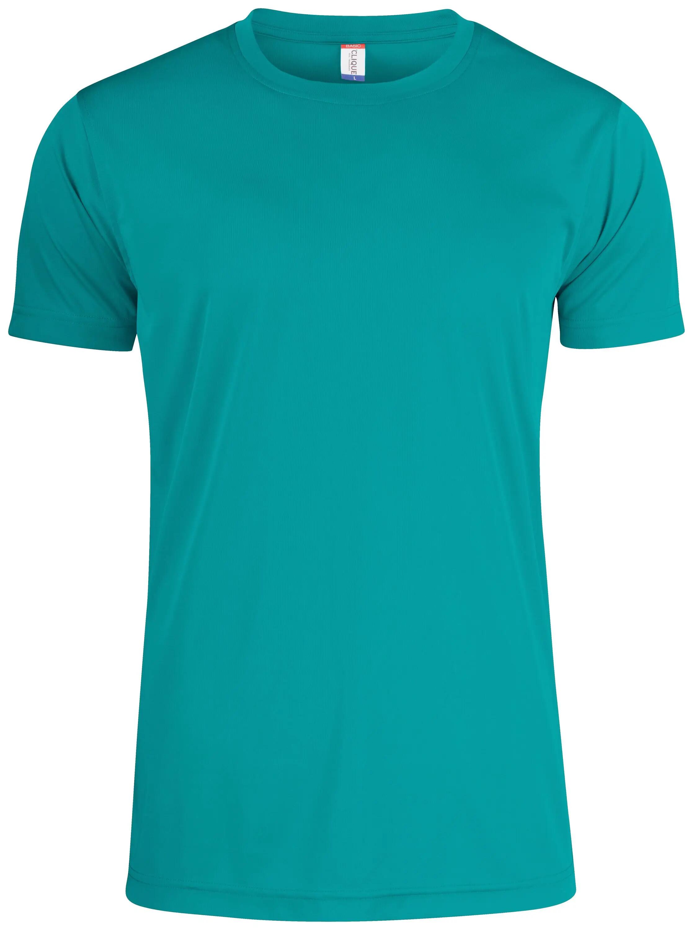 clique T-shirt Basic Active-T en polyester 100% – red 5/8