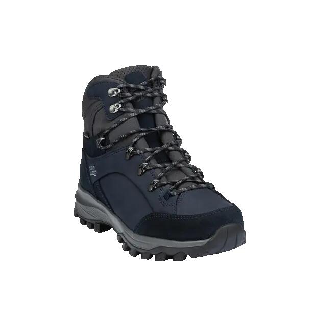 Banks Lady Gtx Dames leren mid wandelschoenen Navy Asphalt 3/5