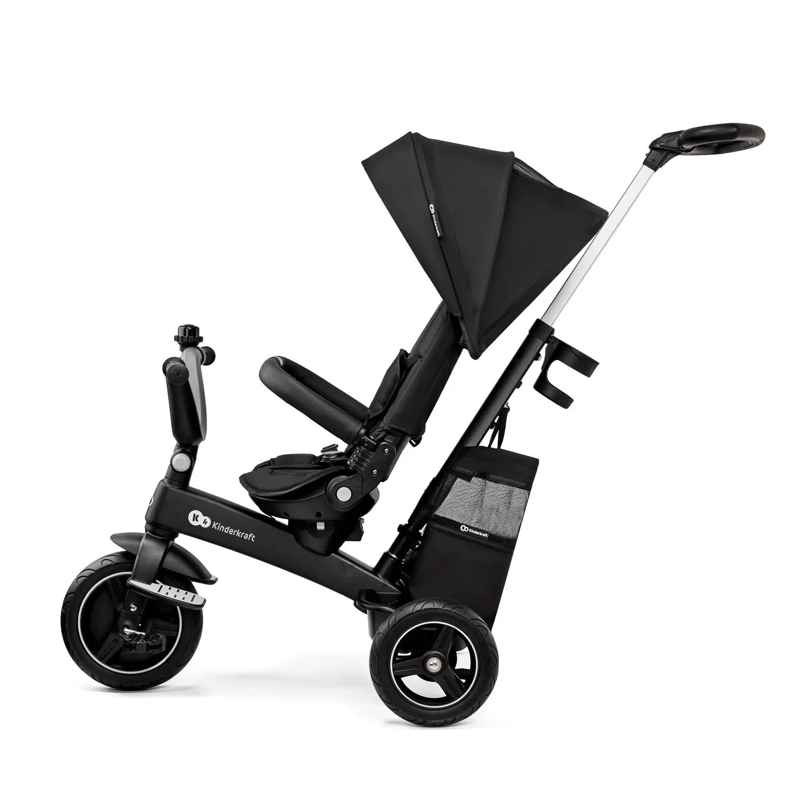 TRICICLETA KINDERKRAFT EASYTWIST, BLACK 12/14
