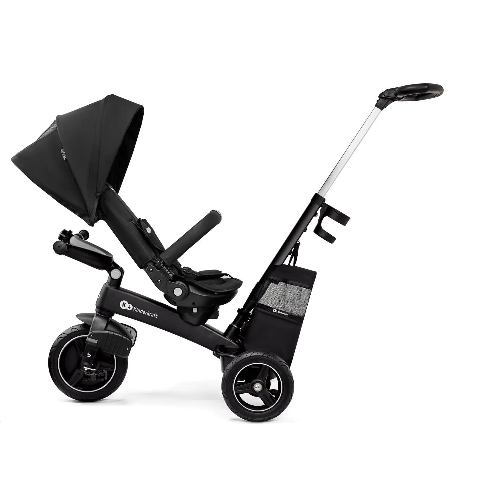 TRICICLETA KINDERKRAFT EASYTWIST, BLACK 10/14