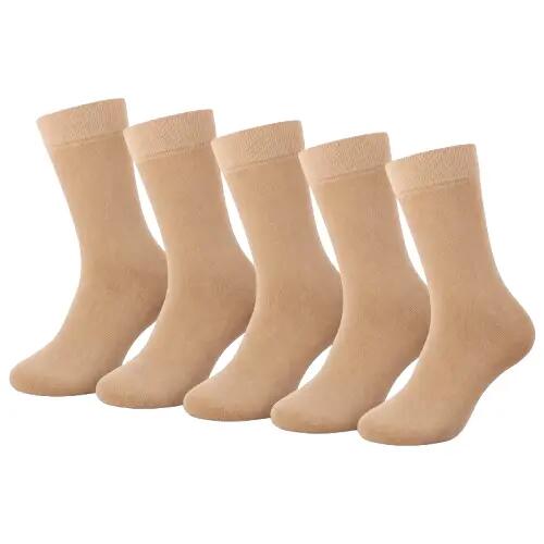 Set 5 Perechi Șosete Bambus Premium Bej 6/6