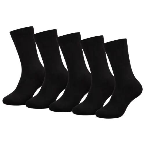 Set 5 Perechi Șosete Bambus Premium Negre 4/4