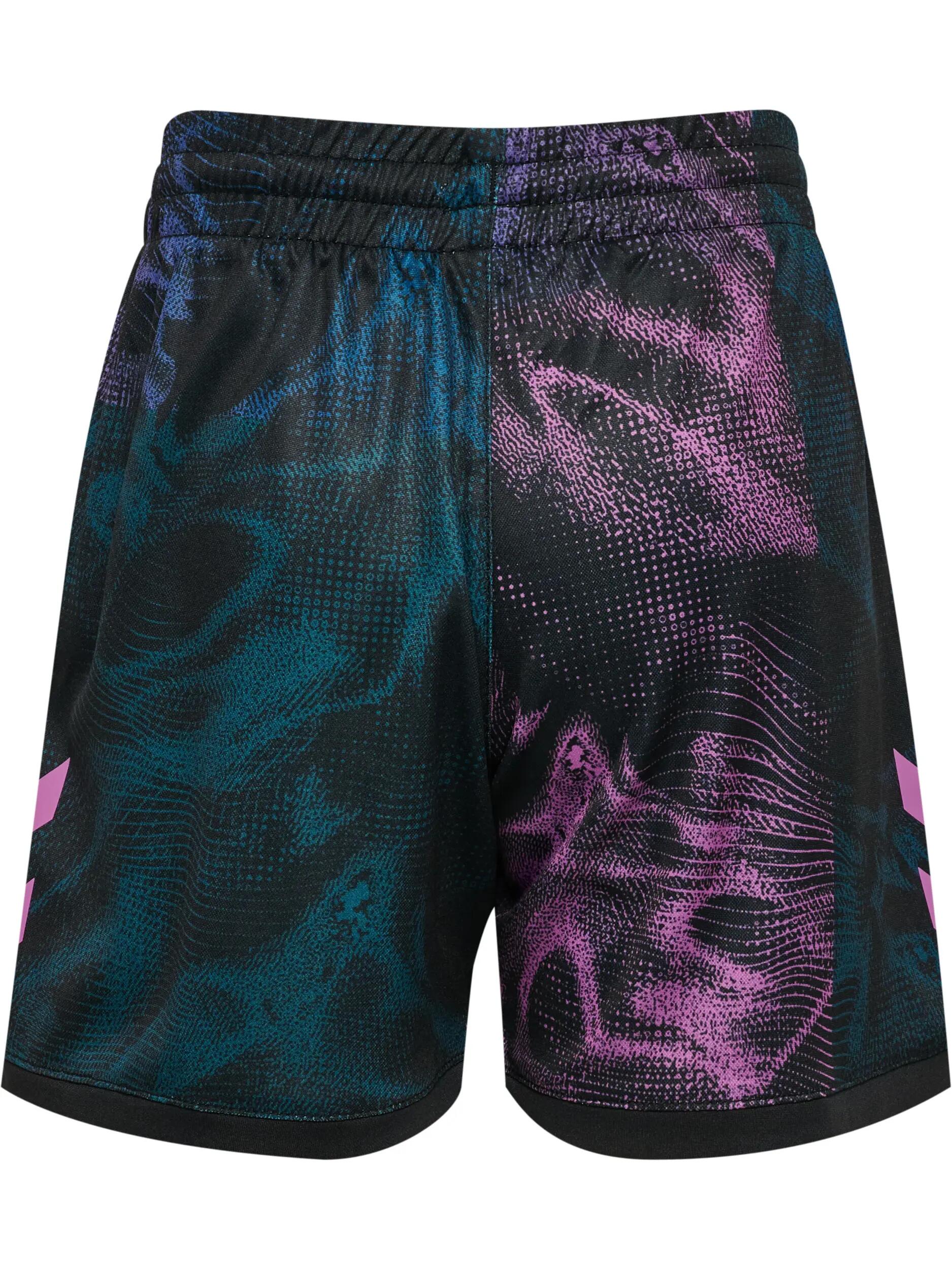 hummel Completo maglia e short in poliestere riciclato – BLACK/PINK 8/14