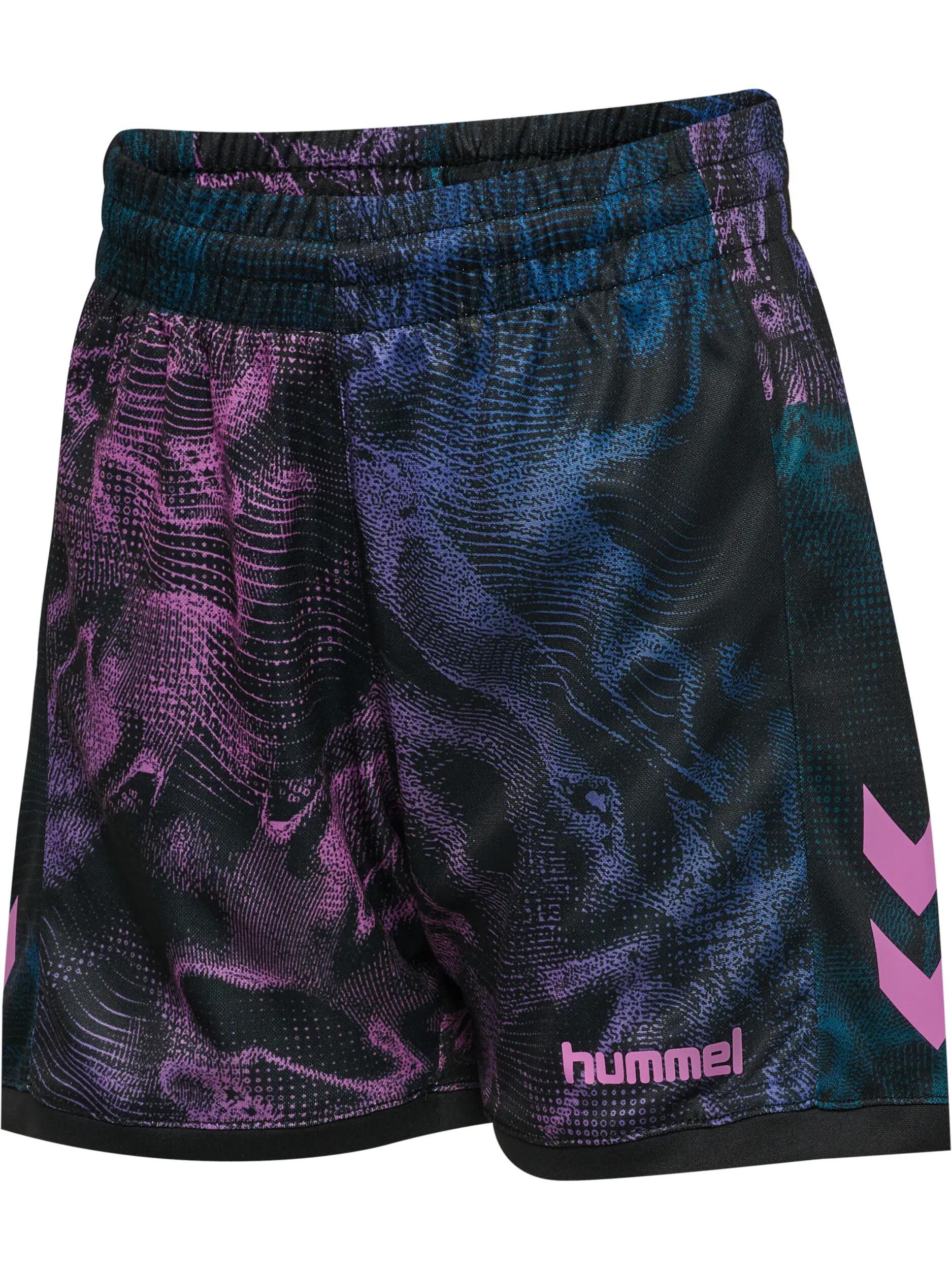 hummel Completo maglia e short in poliestere riciclato – BLACK/PINK 7/14