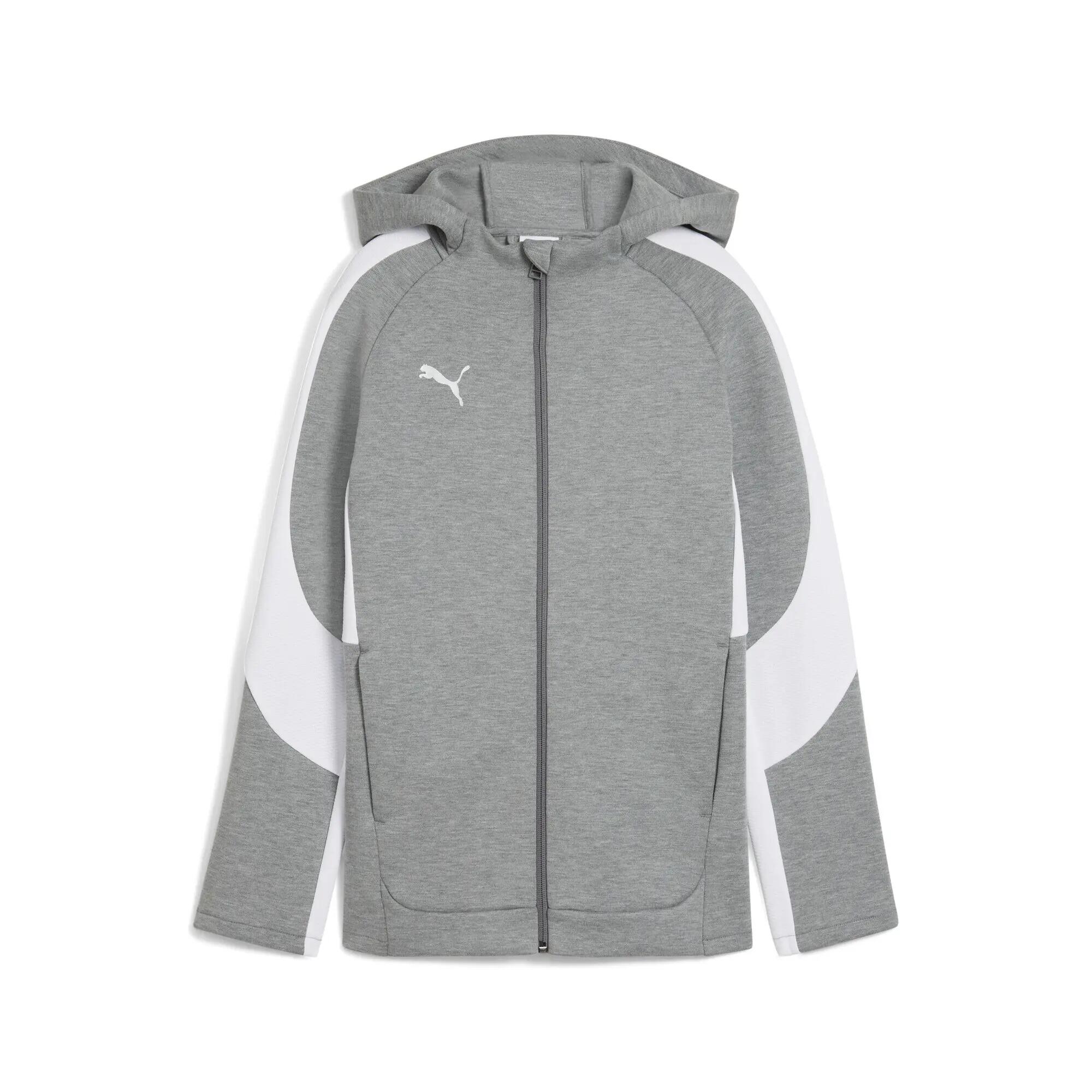 Férfi, pamut - Hood Puma Teamevostripe Hooded Jacket Medium 5/6