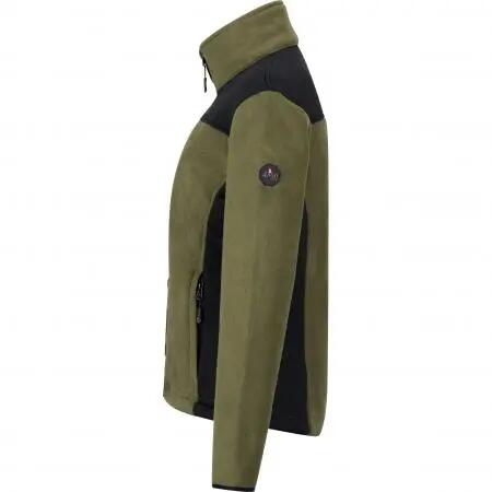 Damen - Fleecejacke - wasserdicht, warm - Amira - oliv/schwarz 3/4