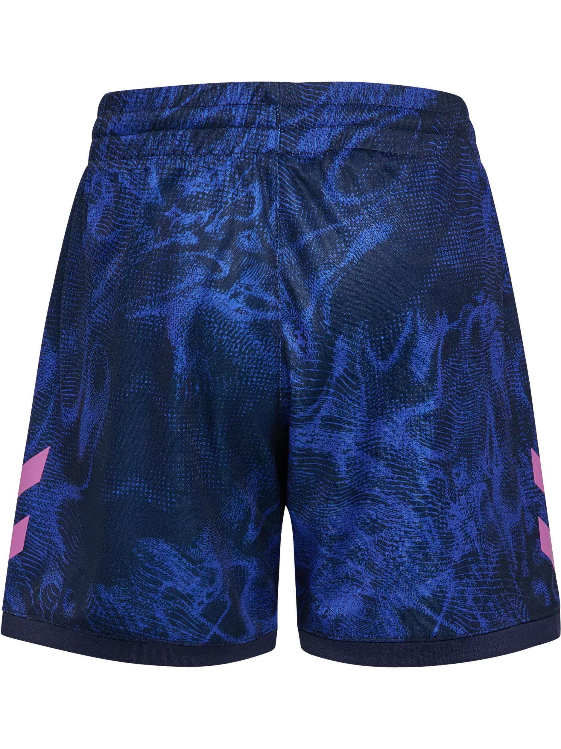 hummel Set hmlBLAZE CLUB 26 Graphic - Poliestere Riciclato - Marine/Dazzling 8/14